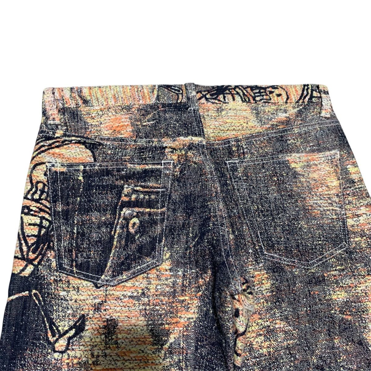 Issey Miyake ❤️‍🔥AW08❤️‍🔥 ISSEY MIYAKE BORO SKELETON DENIM JEANS Size US 32 / EU 48 - 4 Thumbnail