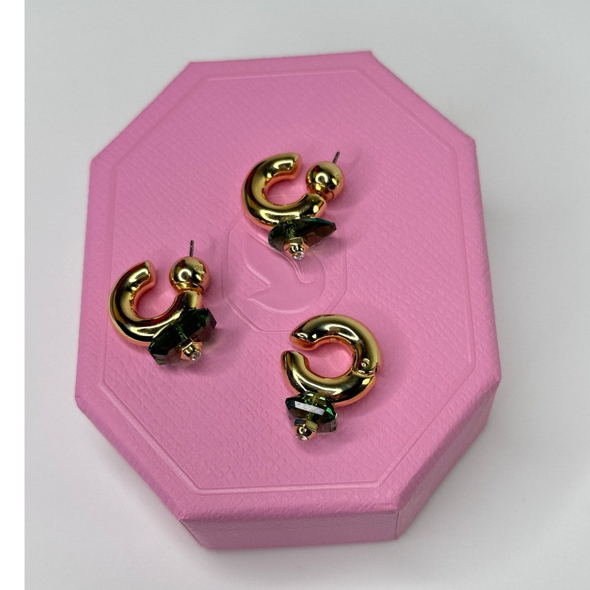 Swarovski Swarovski Numina hoop earrings Set (3), Mixed cuts Size ONE SIZE - 6 Thumbnail