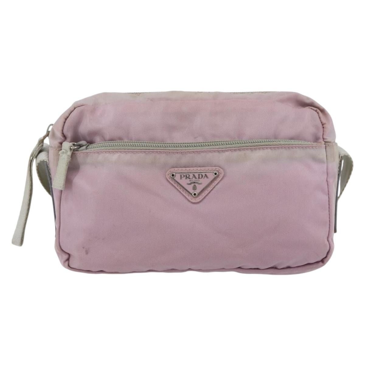 Prada PRADA Shoulder Bag Nylon Pink Silver Size ONE SIZE - 2 Thumbnail