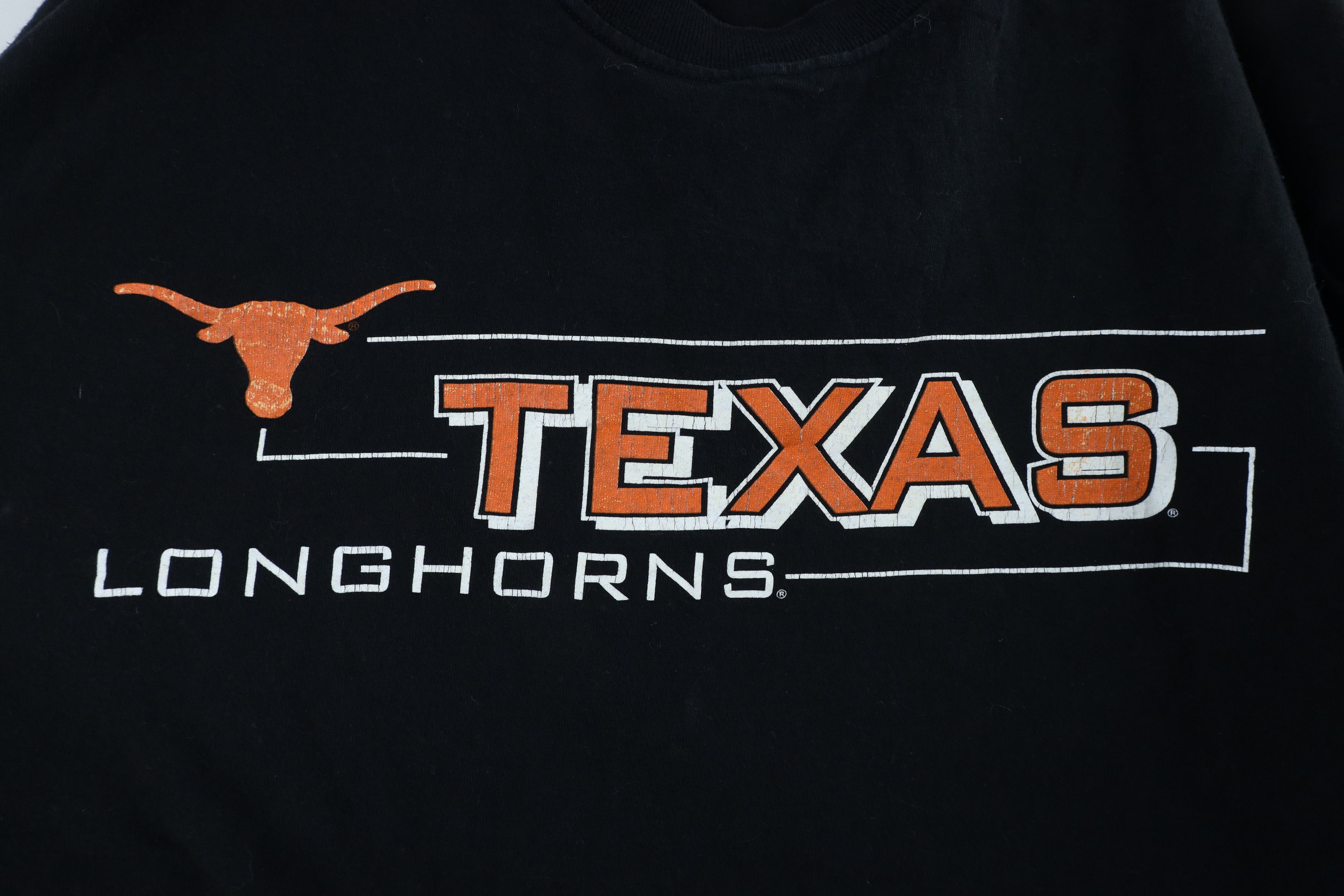 Vintage Vintage Spell Out University of Texas Long Sleeve T-Shirt Size US XL / EU 56 / 4 - 4 Thumbnail