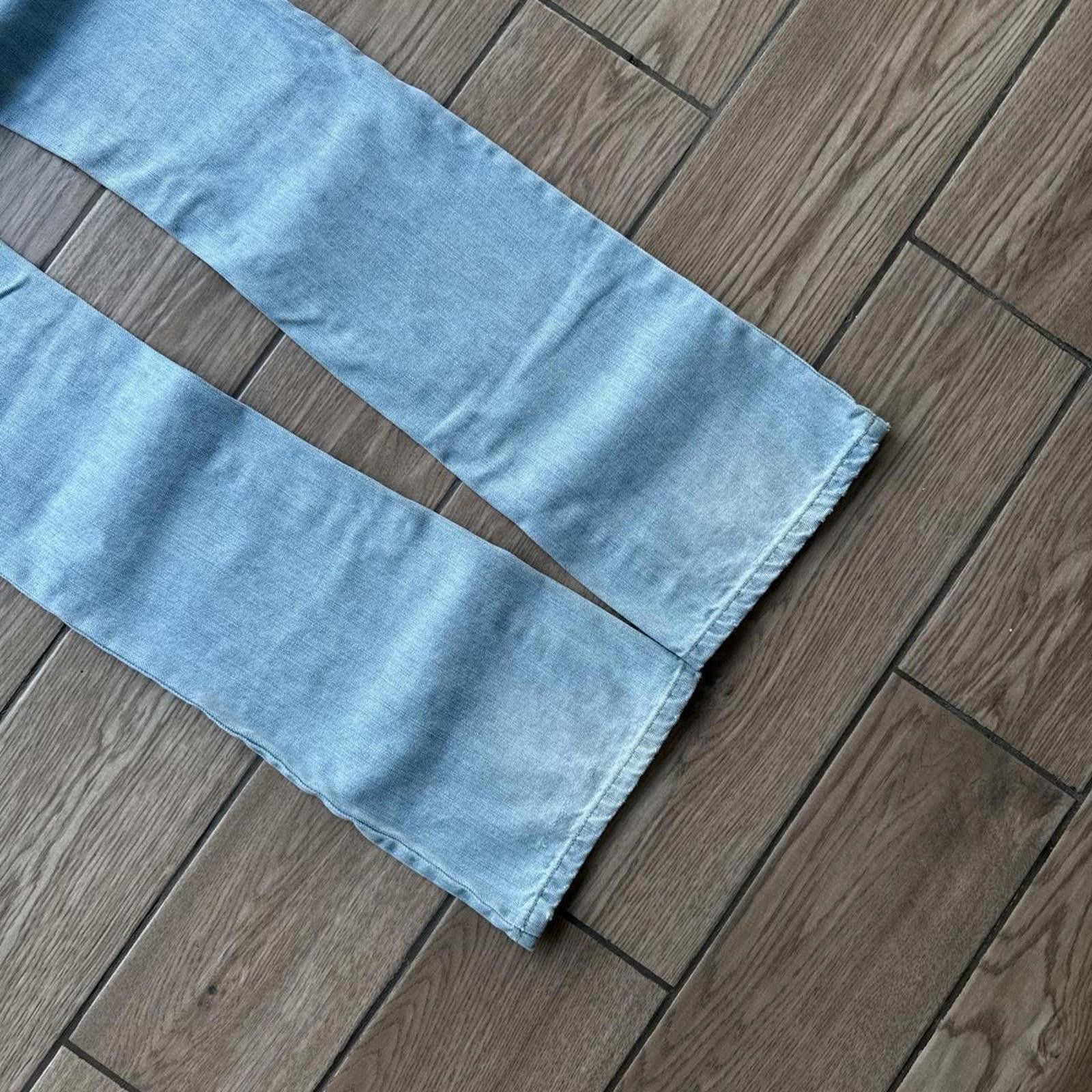 Decree Y2K Decree Boot Cut denim flared 00s jeans Size 27" / US 4 / IT 40 - 6 Thumbnail