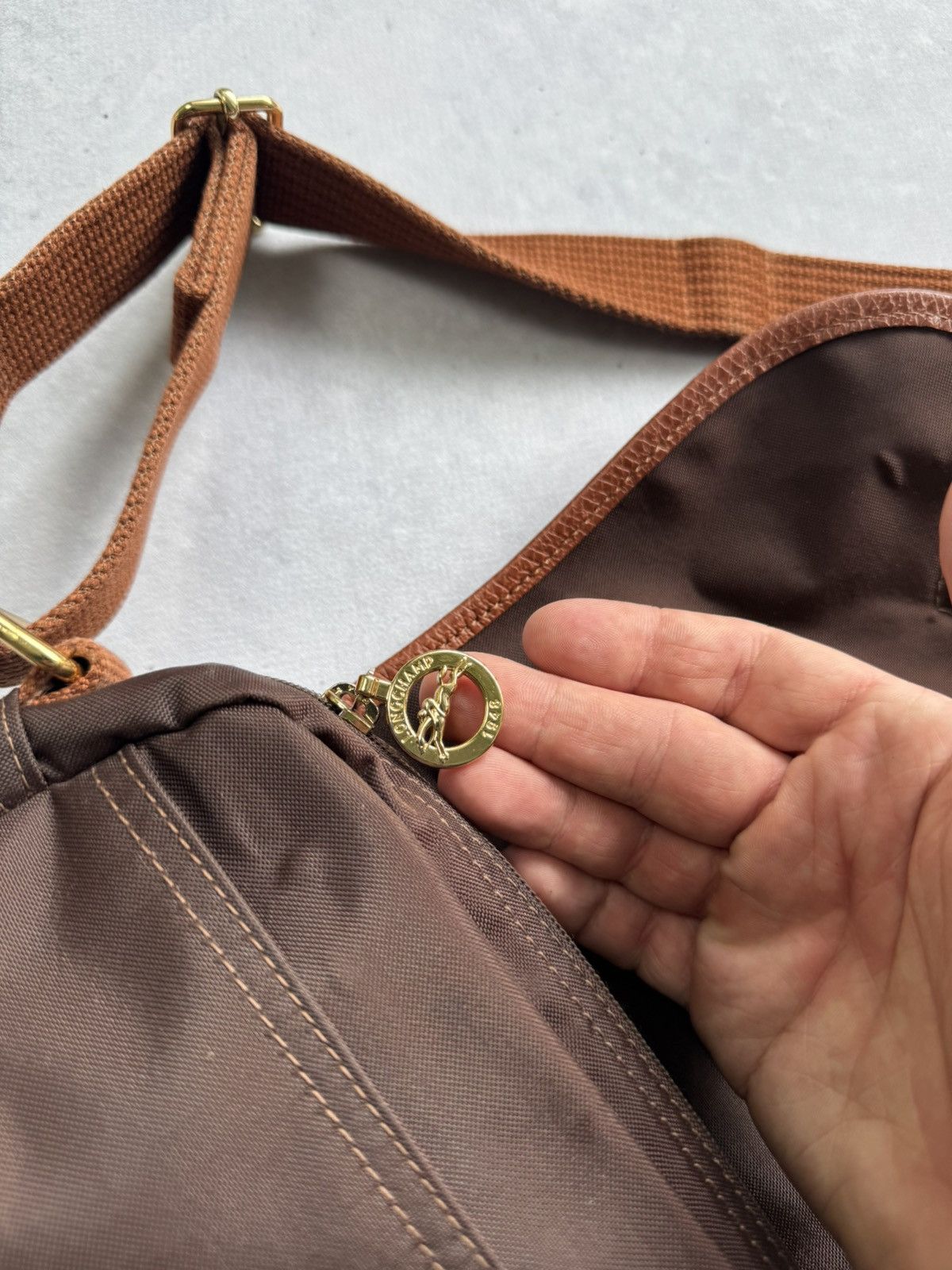 Longchamp Vintage Longchamp Crossbody Distressed bag Size ONE SIZE - 11 Thumbnail