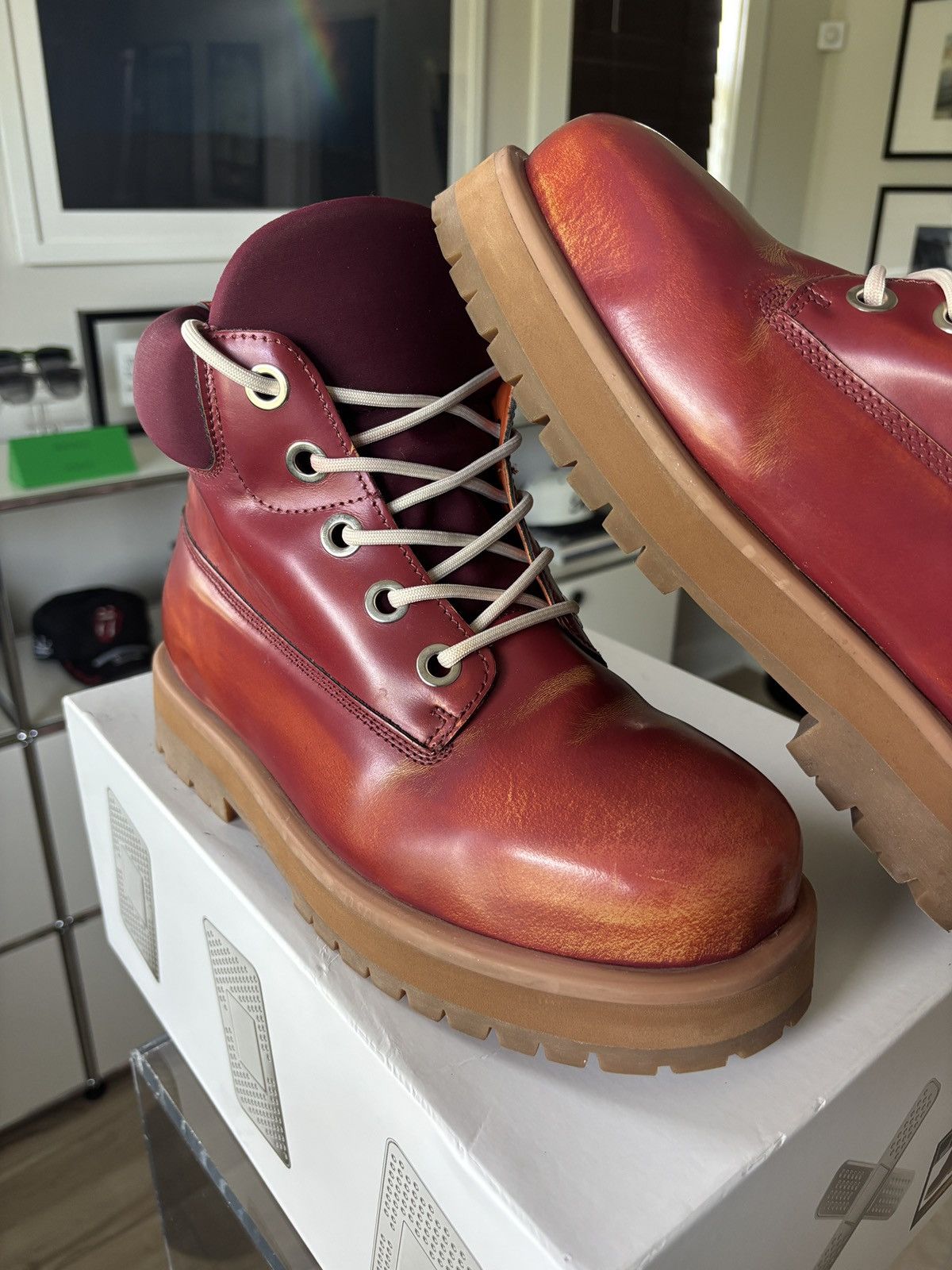 PDF PDF STRADA LOW SPRAY LEATHER BOOTS BAROLO Size US 12 / EU 45 - 4 Thumbnail