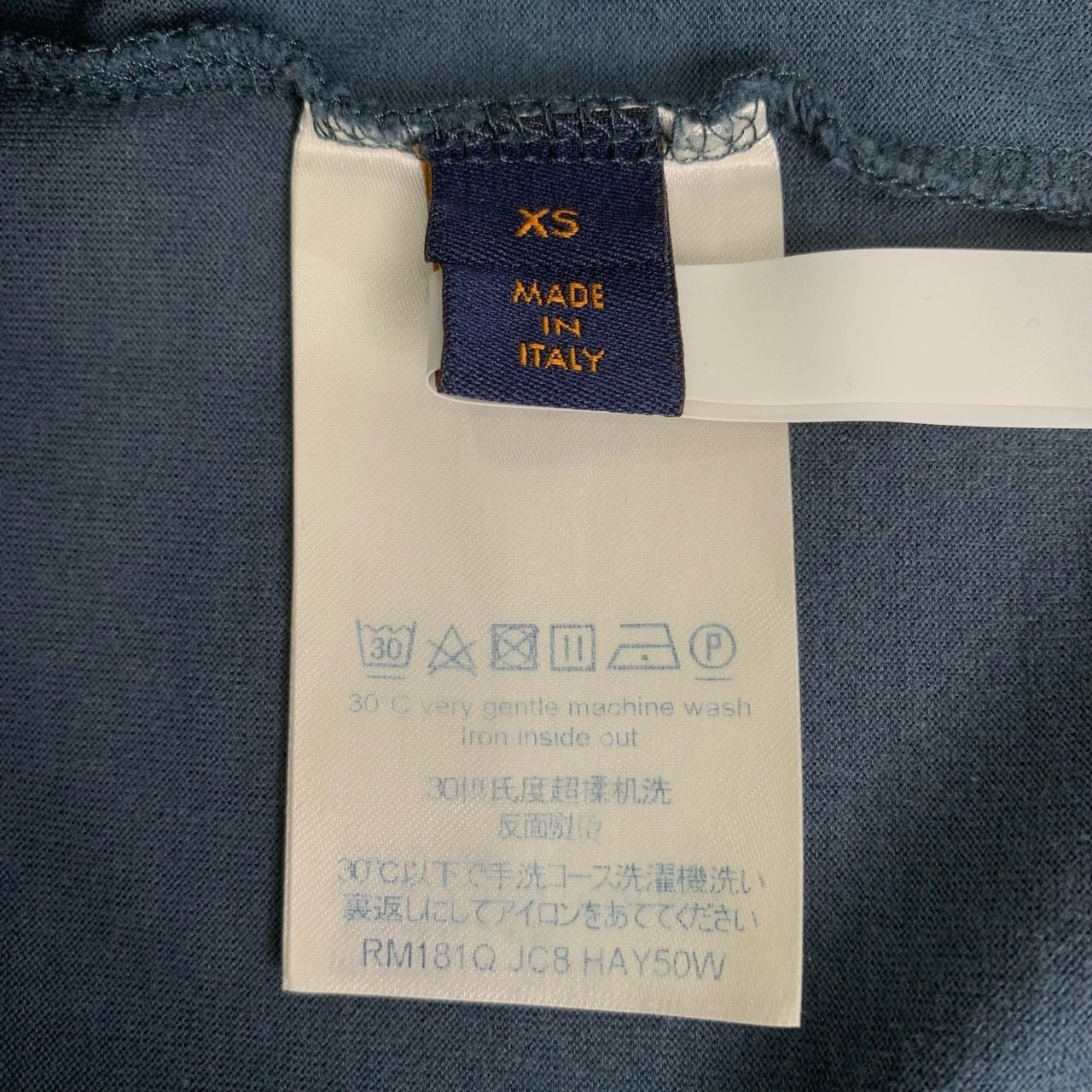 Louis Vuitton Louis Vuitton Logo Embroidered Round-Neck Blue Cotton Short- Size US XS / EU 42 / 0 - 5 Thumbnail