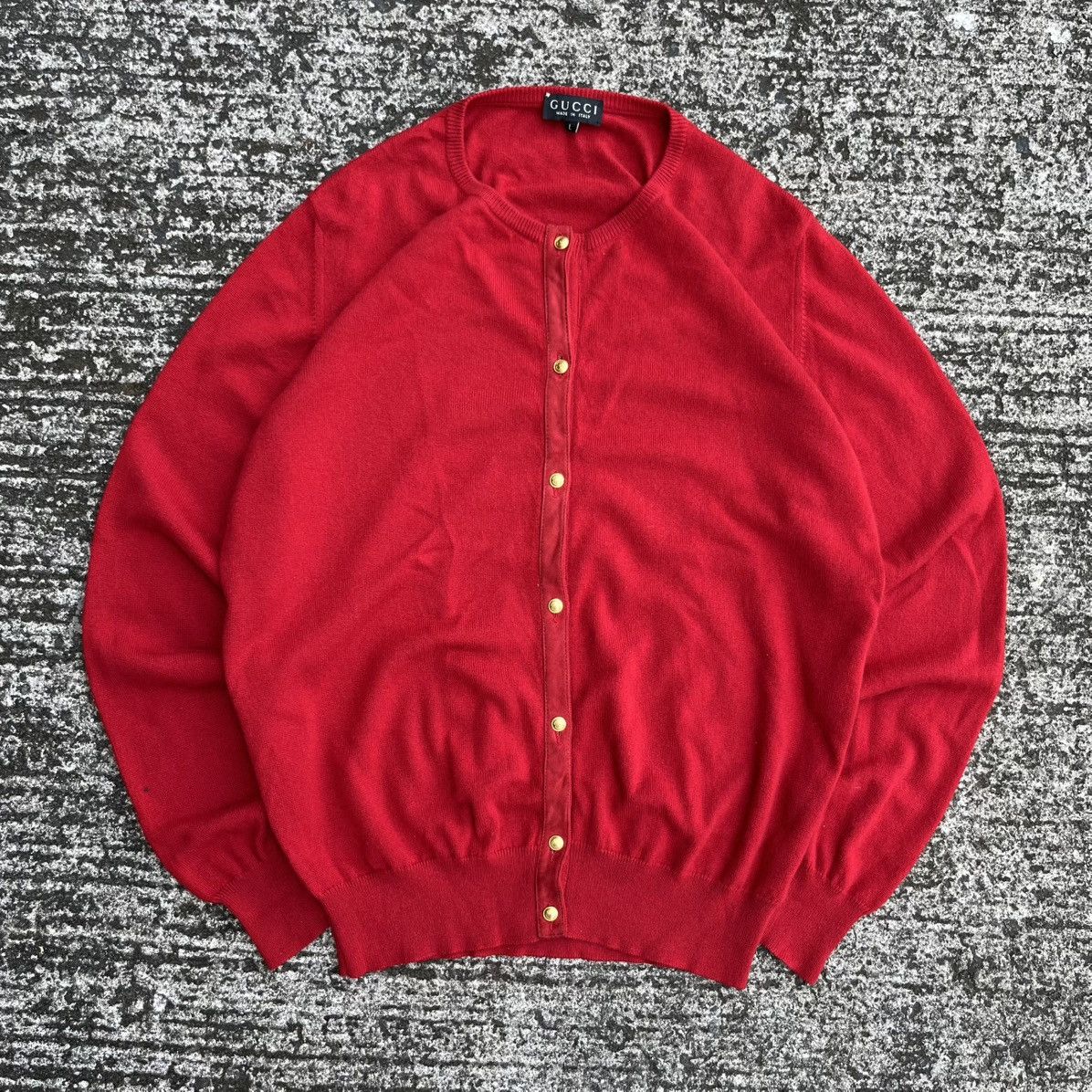 Gucci Gucci Tom ford FW1994 Campaign Cashmere Cardigan Size L / US 10 / IT 46 - 2 Thumbnail
