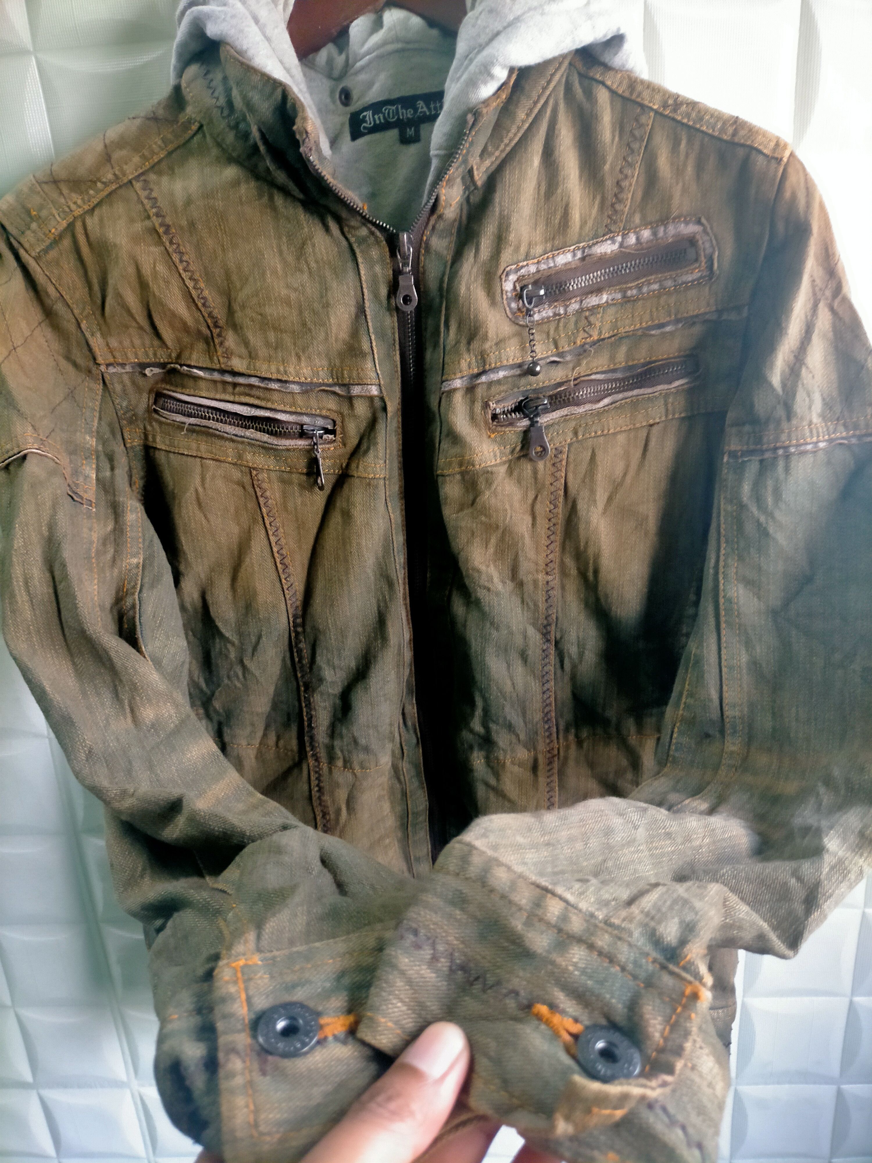 In The Attic Vintage In The Attic Fur Denim Jacket 90s Size US M / EU 48-50 / 2 - 5 Thumbnail