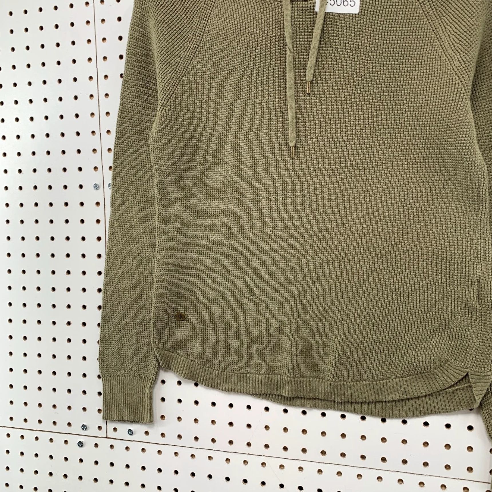 Ralph Lauren Lauren Ralph Lauren Hoodie Women Medium Green Waffle Chunky Knit Size M / US 6-8 / IT 42-44 - 3 Thumbnail