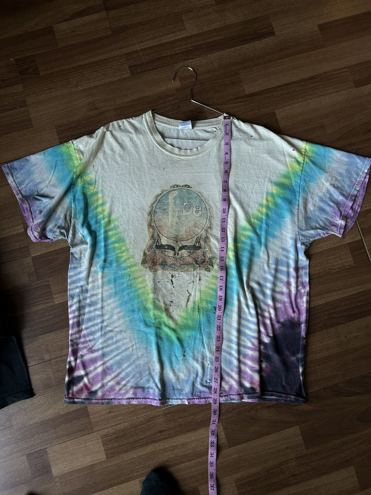 Band Tees Vintage Grateful Dead Delaware Thrashed Tee Shirt ERD Paly Size US XL / EU 56 / 4 - 12 Thumbnail