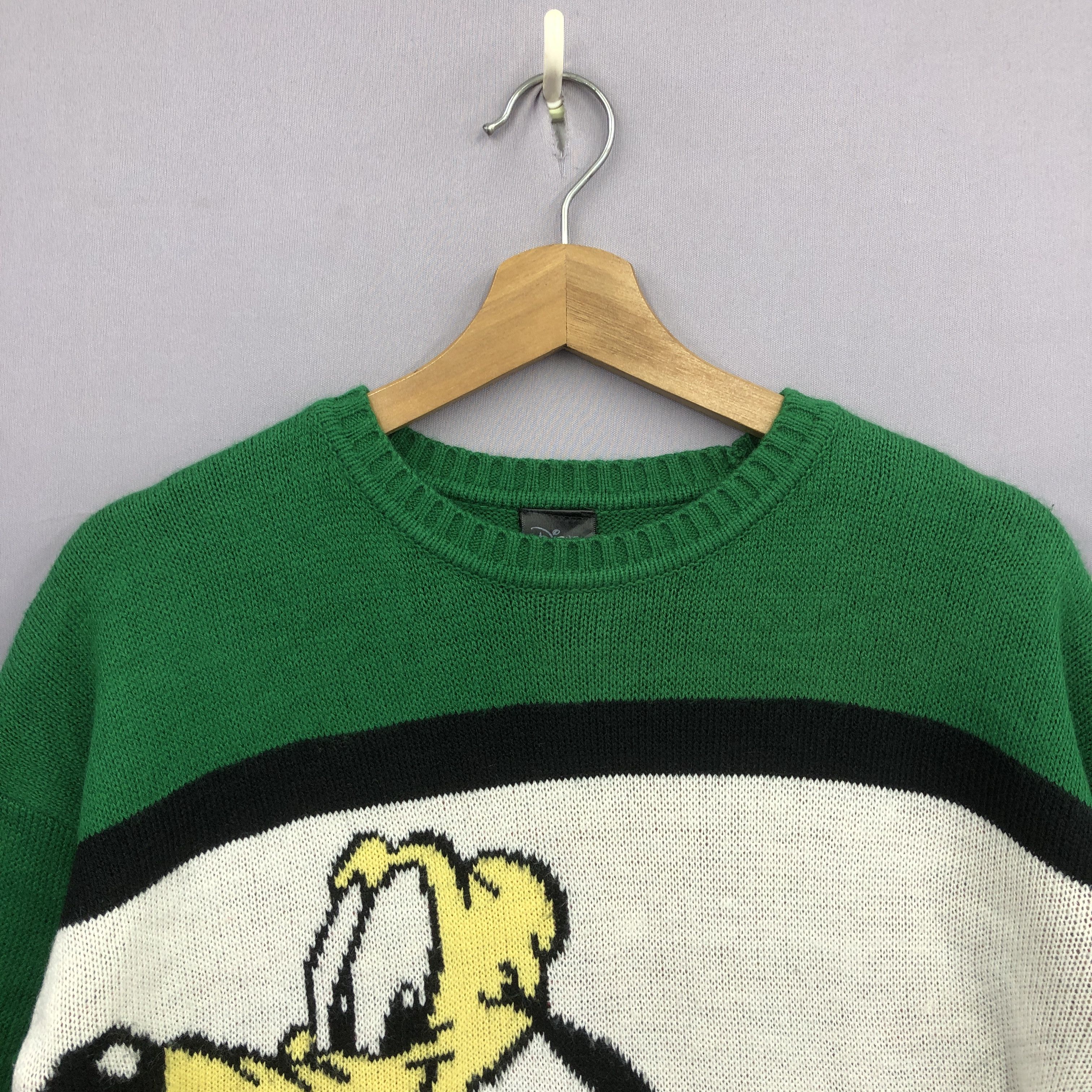 Cartoon Network × Disney × Vintage Pluto Knit Pattern Sweater Disney Cartoon Sweatshirt Jumper Size US S / EU 44-46 / 1 - 3 Thumbnail
