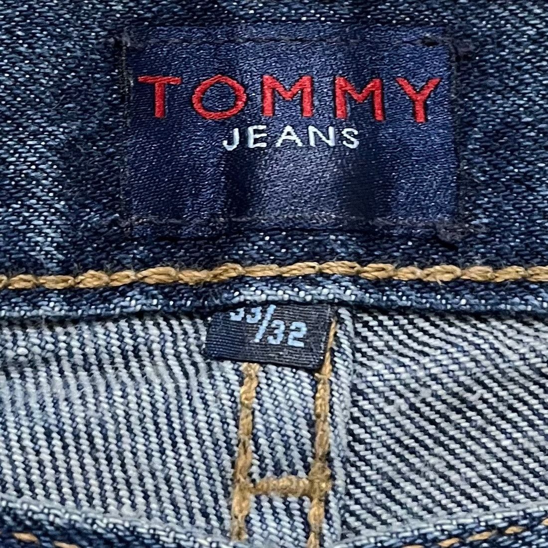 Tommy Jeans Tommy Hilfiger Denim Y2K Baggy Faded Blue Jeans 33Wx32.5L Size US 33 - 5 Thumbnail