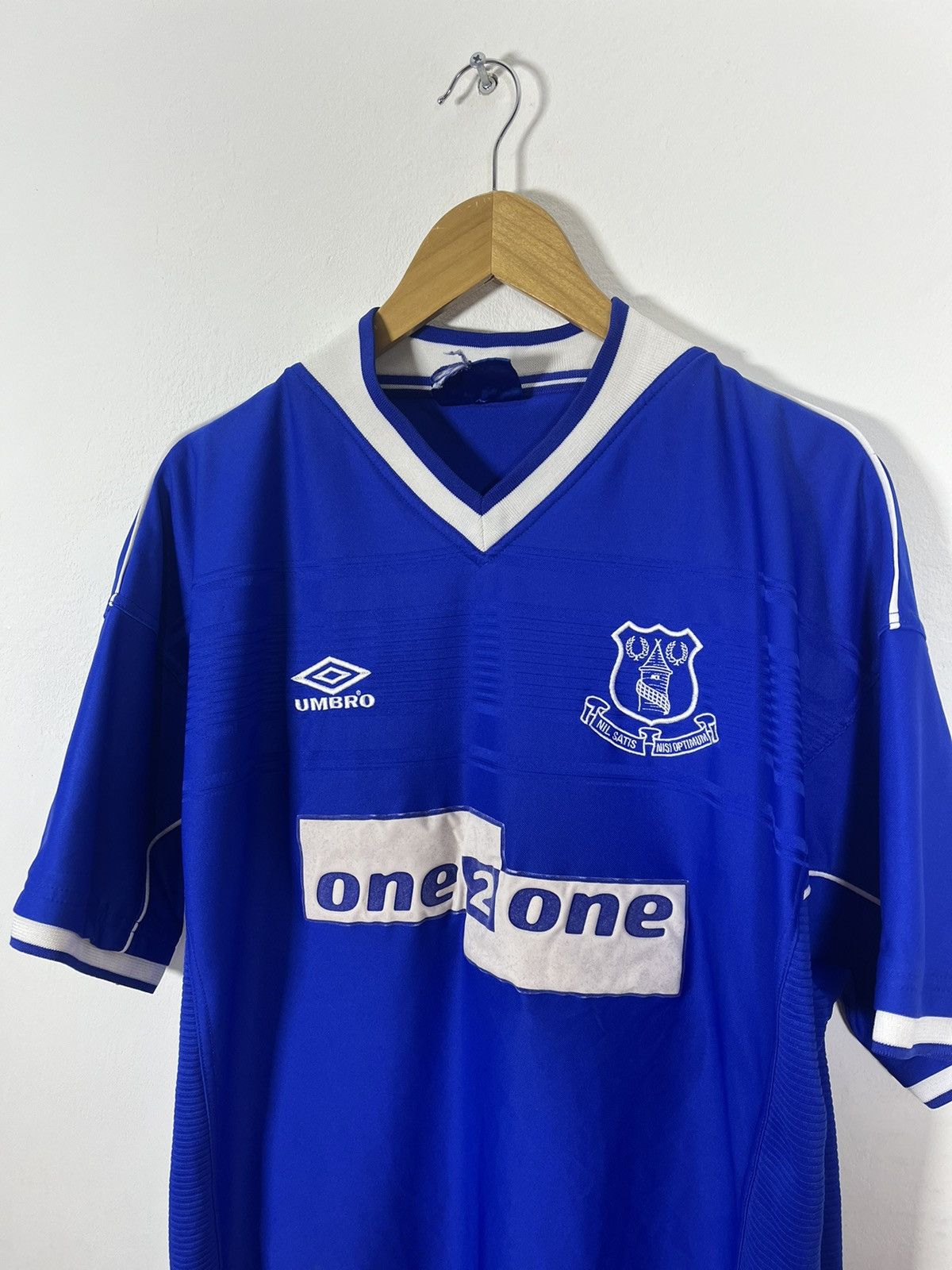 Umbro Umbro Everton Football Jersey Home 1999 Vintage Streetwear Size US XL / EU 56 / 4 - 3 Thumbnail