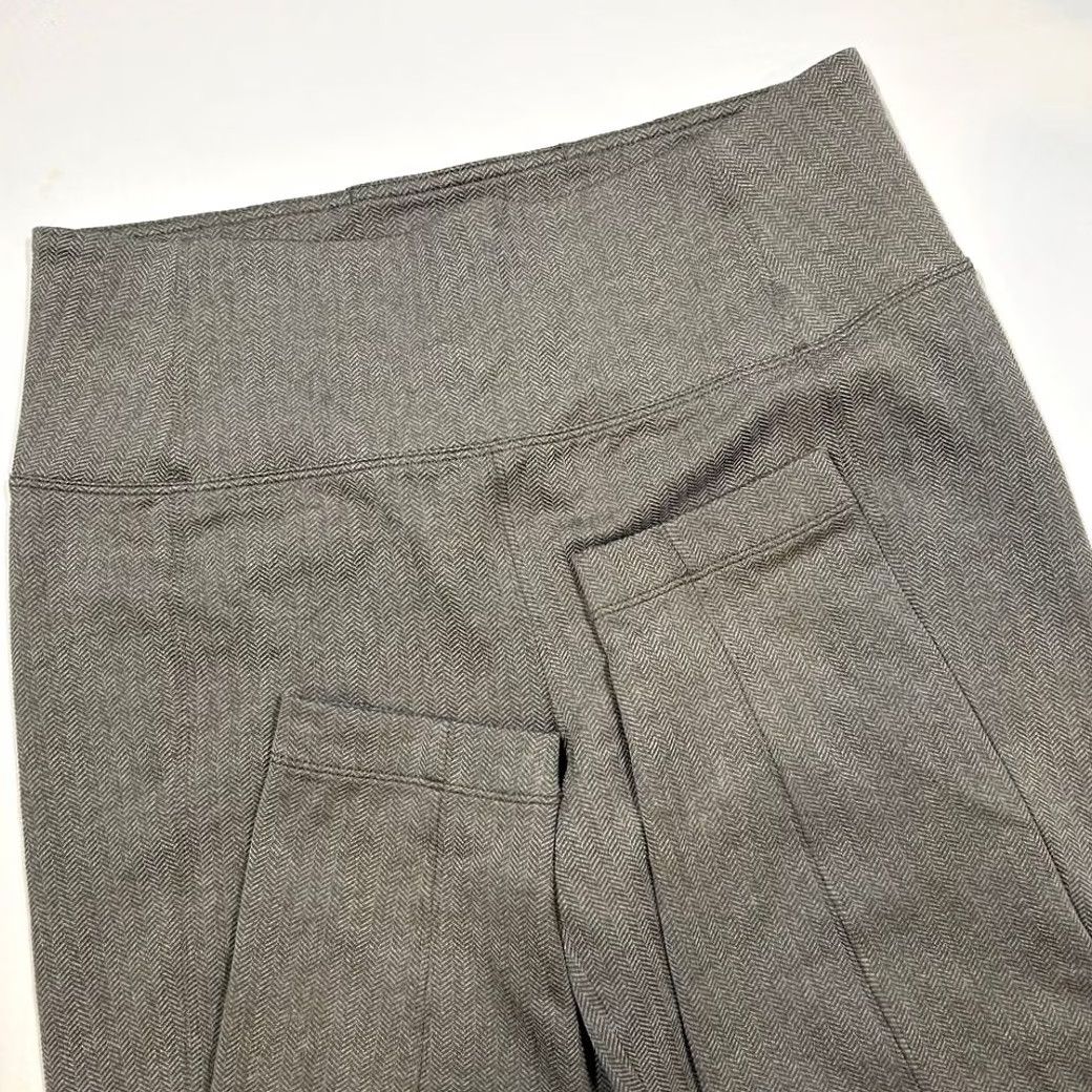 Athleta Athleta Leggings Womens Medium Gray Delancey Hereingbone Compression Pants Size 32" / US 10 / IT 46 - 3 Thumbnail