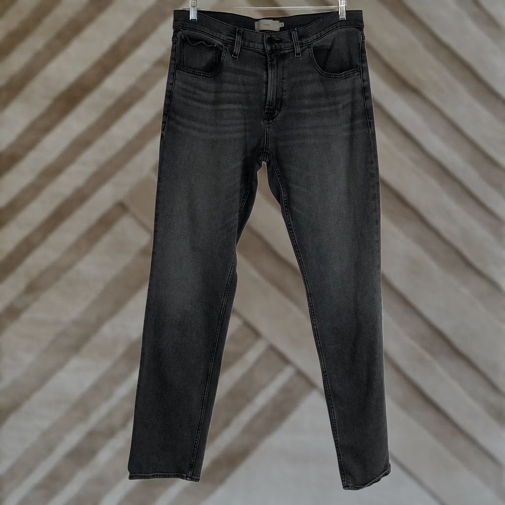 Hudson HUDSON Jeans Men Dark Gray Wash Straight Leg Classic Denim Size 36 Regular Inseam 35 Size US 36 / EU 52 - 1 Thumbnail