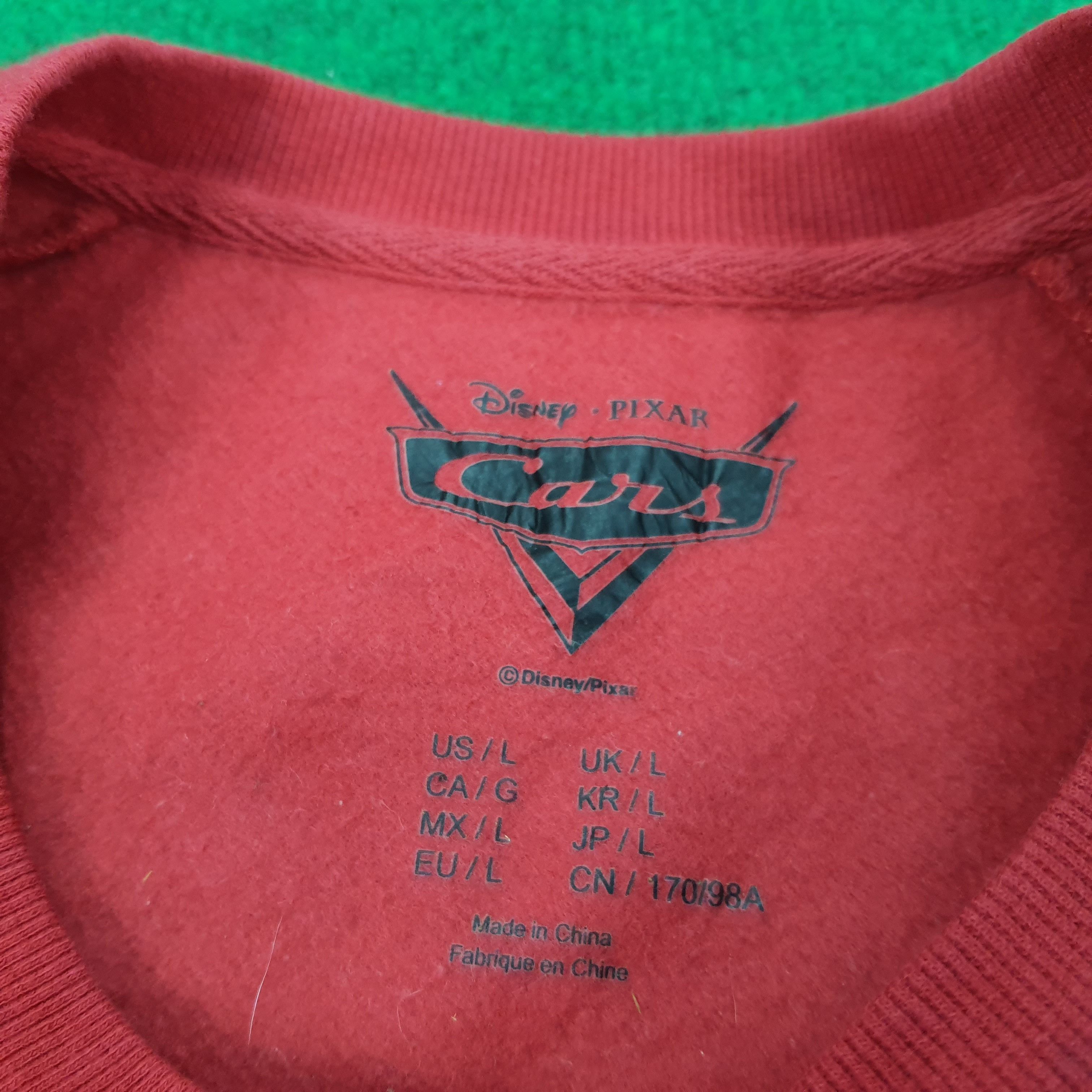 Disney Vintage Disney Cars Lighting McQueen Racing Movie Sweatshirt Size US M / EU 48-50 / 2 - 4 Thumbnail