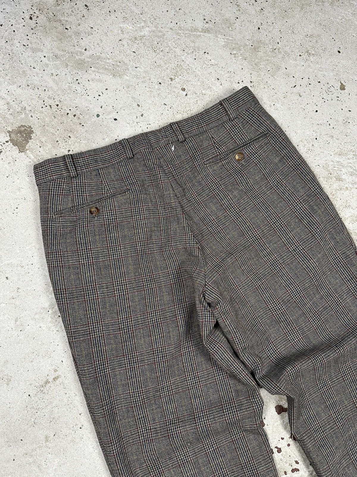 Burberry × Vintage Vintage 80/90s Burberry’s Tartan Nova Check Baggy Pants Size US 34 / EU 50 - 11 Thumbnail