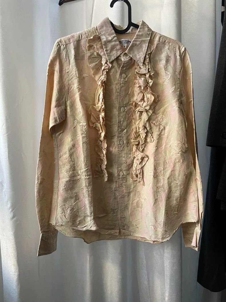 Comme des Garcons Comme des Garcons Medieval floral long-sleeve ruffled shirt Size M / US 6-8 / IT 42-44 - 1 Thumbnail