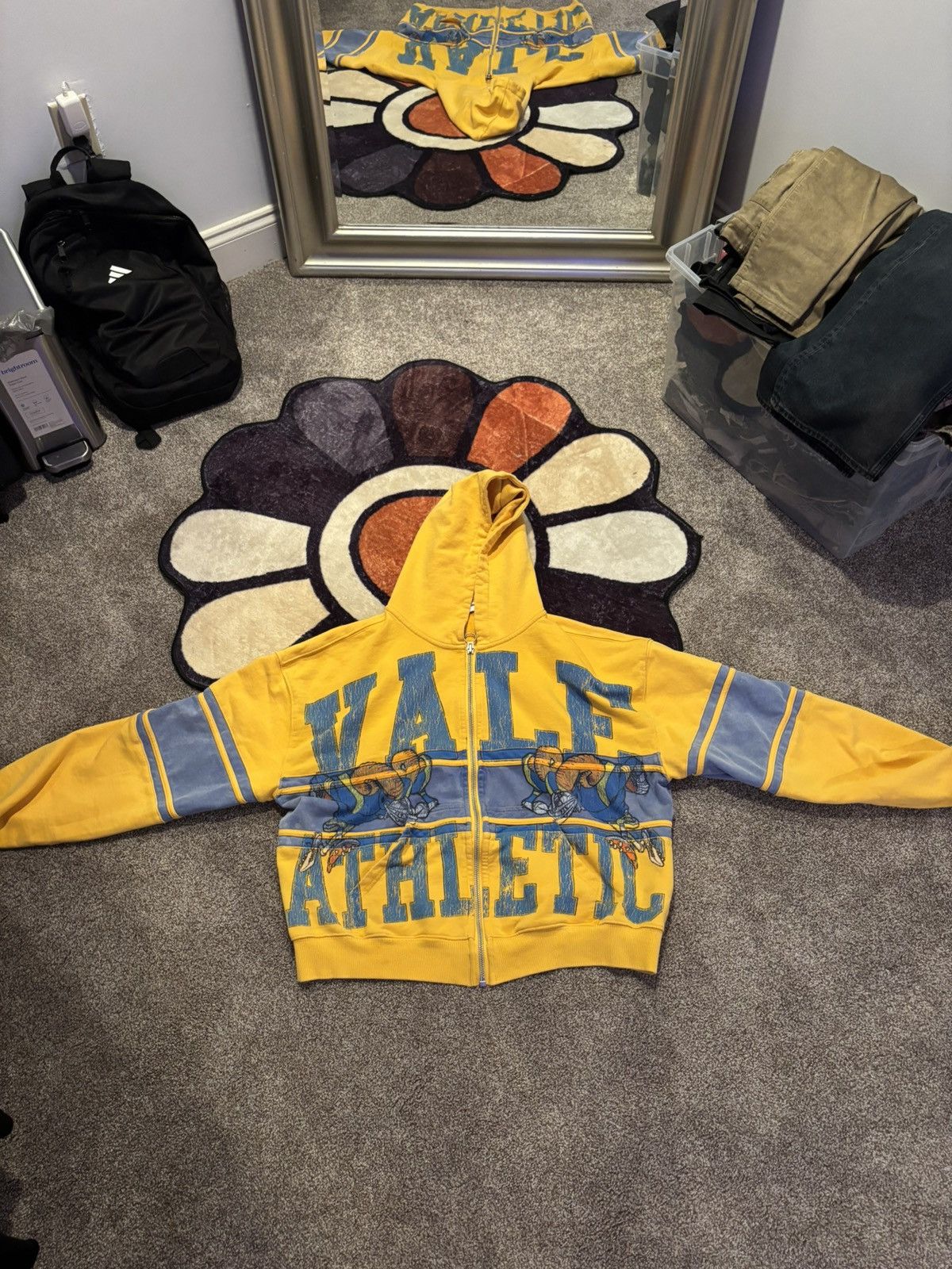 Vale Vale Forever Bighorn Zip Up Hoodie 'Yellow' Size US XL / EU 56 / 4 - 1 Thumbnail