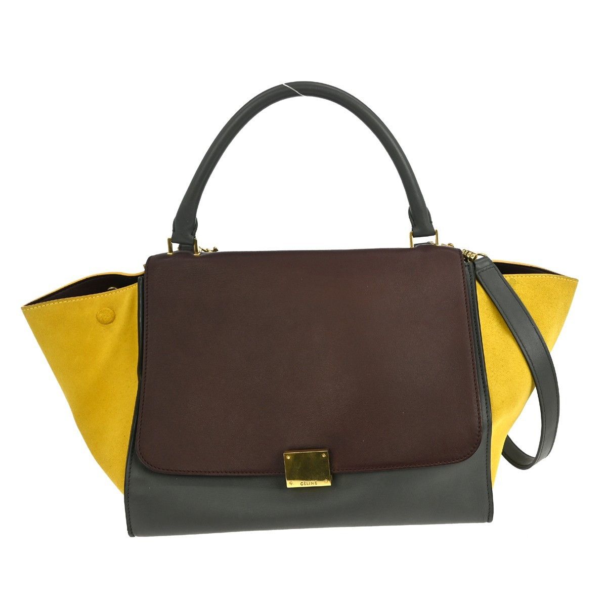Celine Celine Trapeze Bag Leather with Suede Size ONE SIZE - 1 Thumbnail