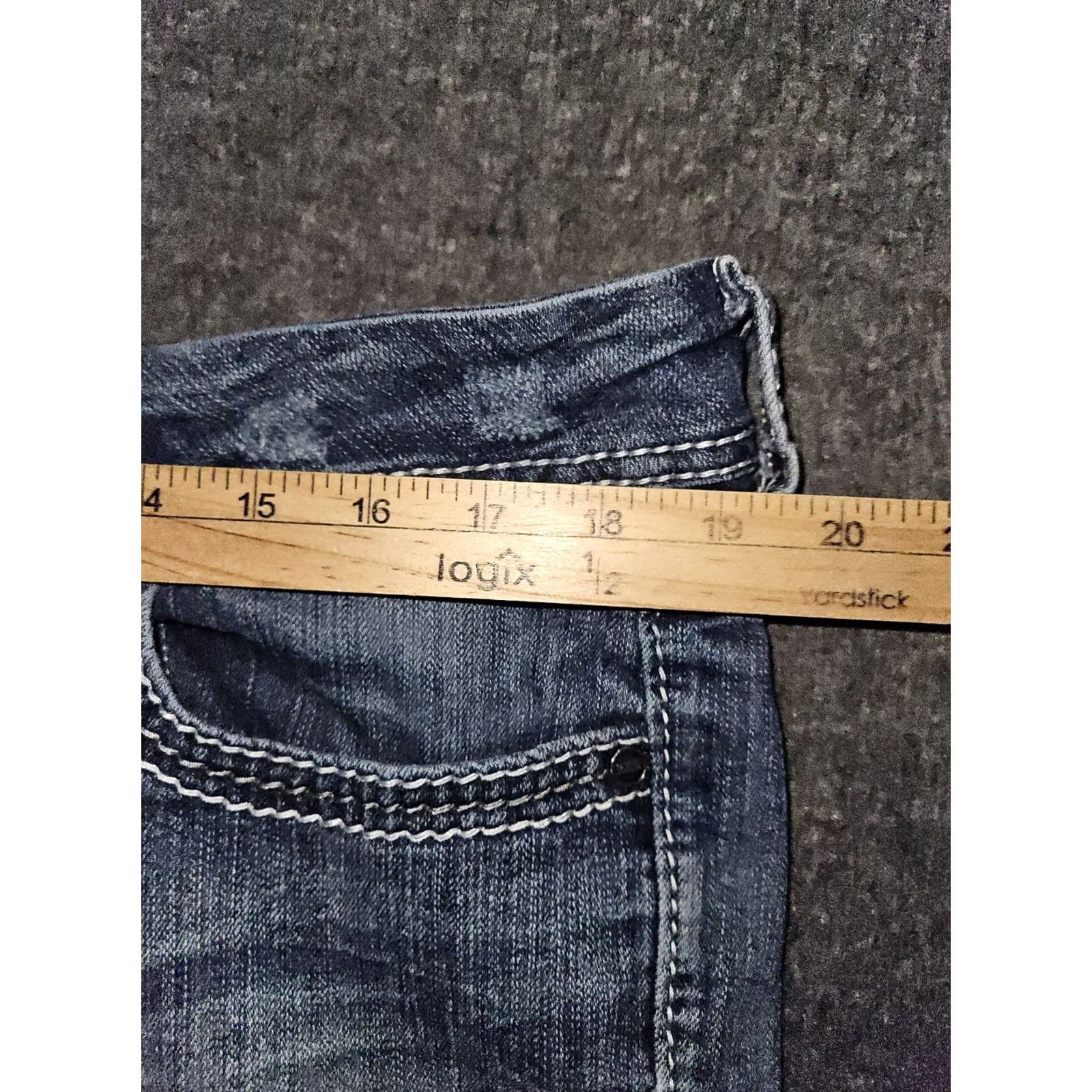 Vintage VINTAGE Buckle BKE Culture Bootcut Jeans Women's 36XL Denim Blue Embroidered Western Cowgirl Bootcut Jeans Women's Size 25" / US 0 / IT 36 - 4 Thumbnail