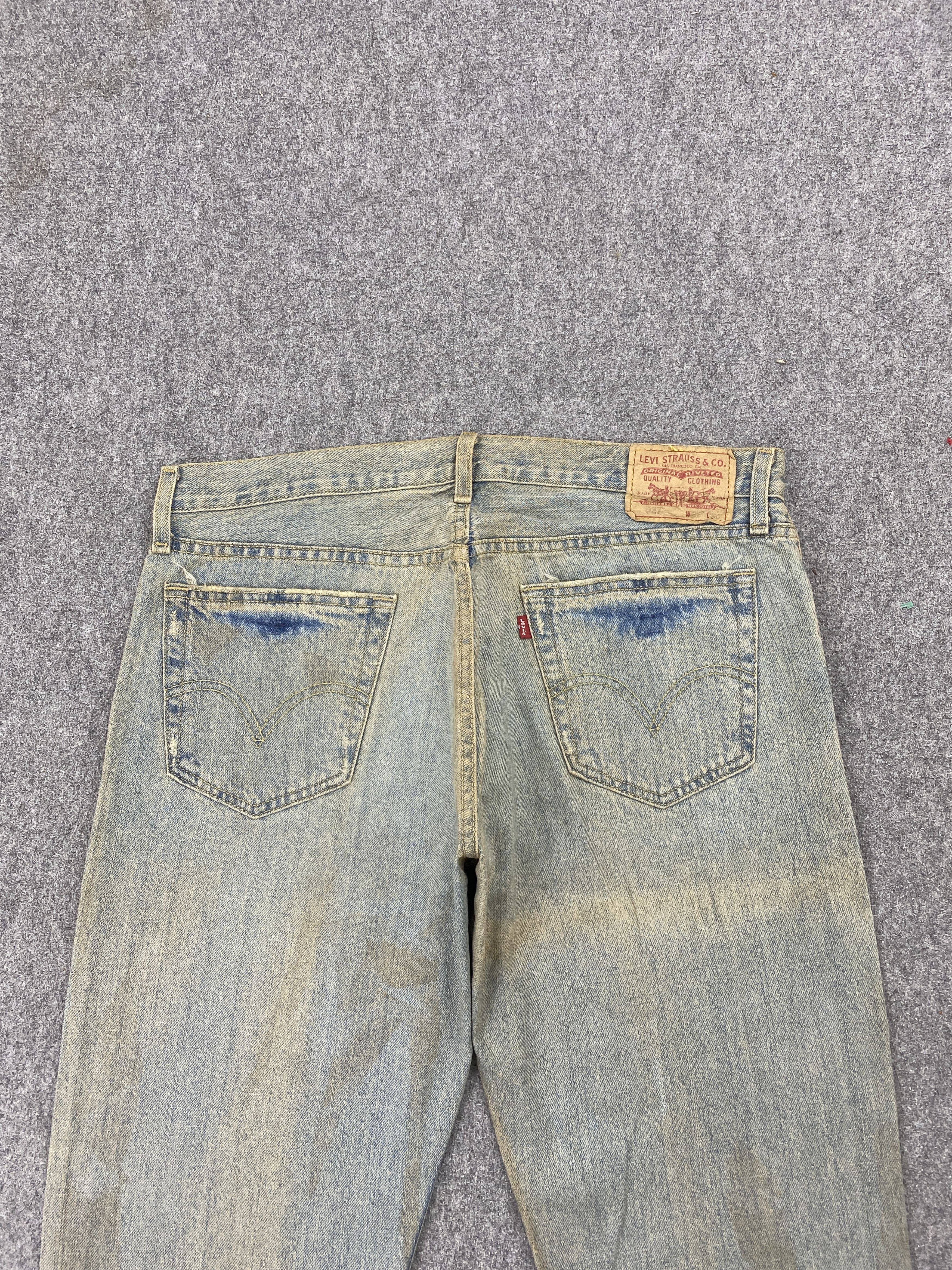 Levi's × Vintage Rusty Vintage Levis 527 Flared Bootcut Jeans Size US 36 / EU 52 - 4 Thumbnail