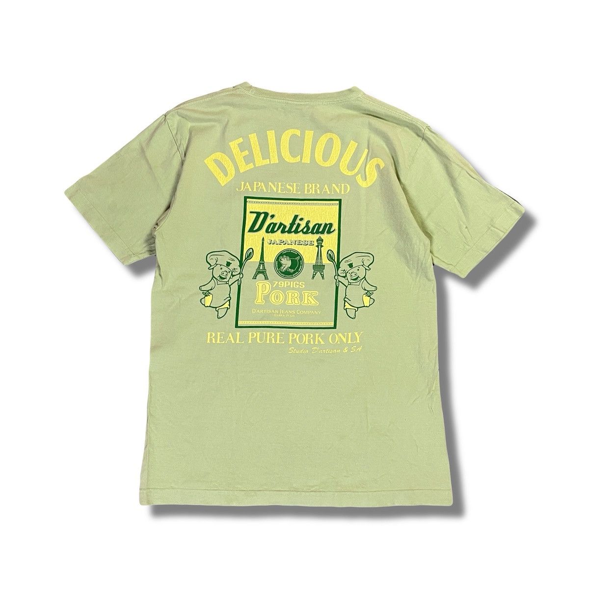 Studio D'Artisan Studio D’Artisan Real Pure Pork Graphic Tee Osaka Japan Size US M / EU 48-50 / 2 - 1 Thumbnail