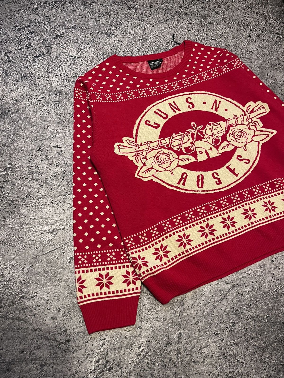 Coca Cola × Vintage Guns n roses Christmas 🎄 sweater knitwear Size US XXL / EU 58 / 5 - 2 Thumbnail