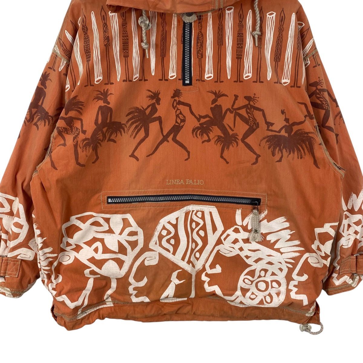 Vintage Vintage LINEA PALIO TRIBAL Print Anorak Jacket Hoodie Size US XL / EU 56 / 4 - 7 Thumbnail