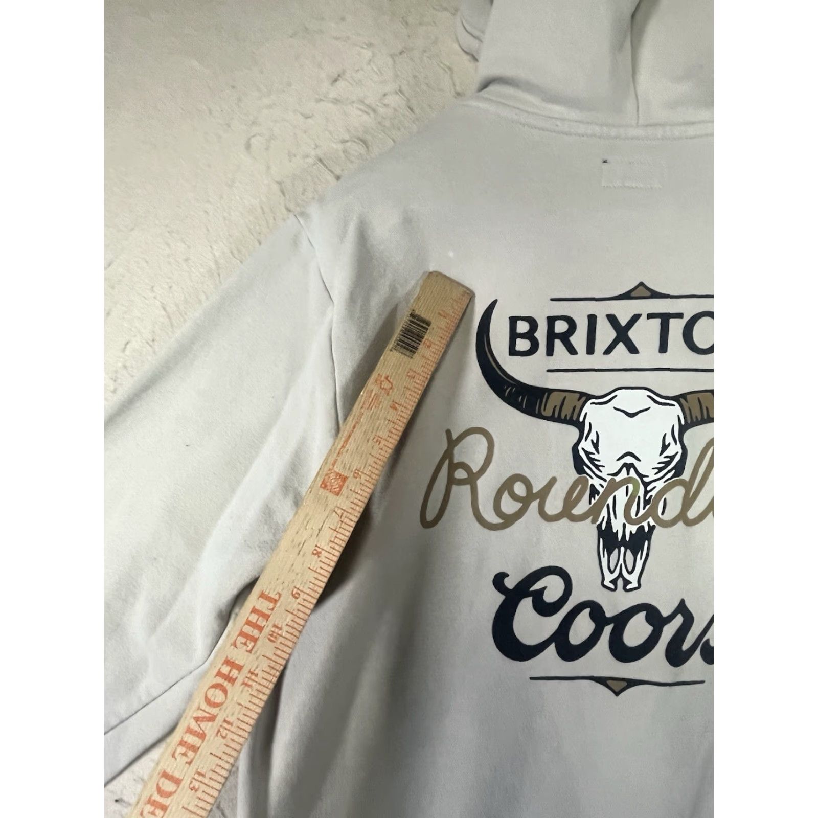 Brixton Brixton Hoodie Beige Skull Coors Beer Pullover Graphic Men L See Pics Size US L / EU 52-54 / 3 - 7 Thumbnail
