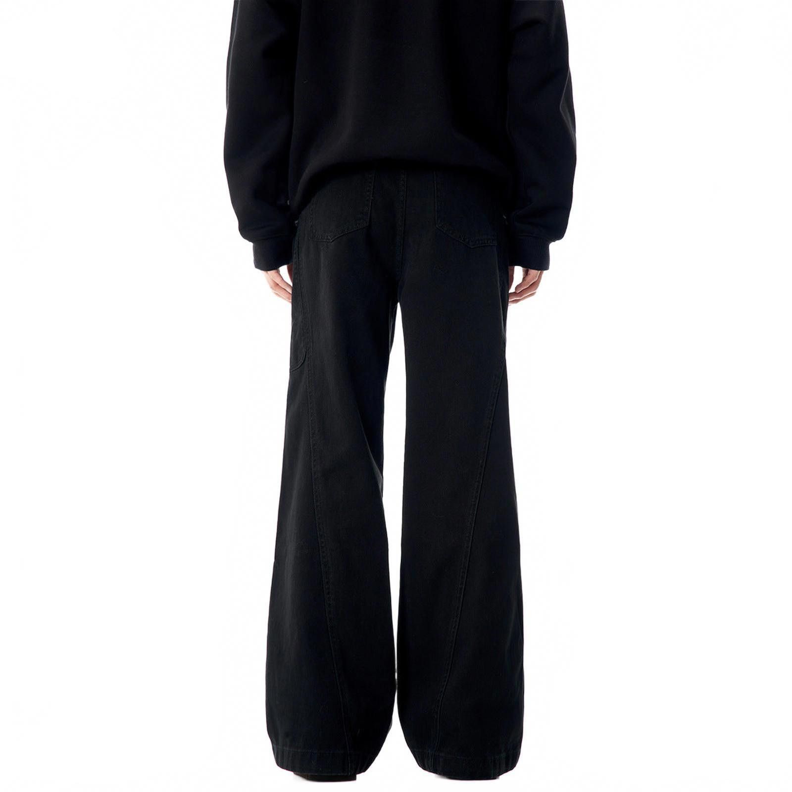 Japanese Brand Wide Leg Casual Pants, Loose Fit Trousers Size US 32 / EU 48 - 2 Thumbnail