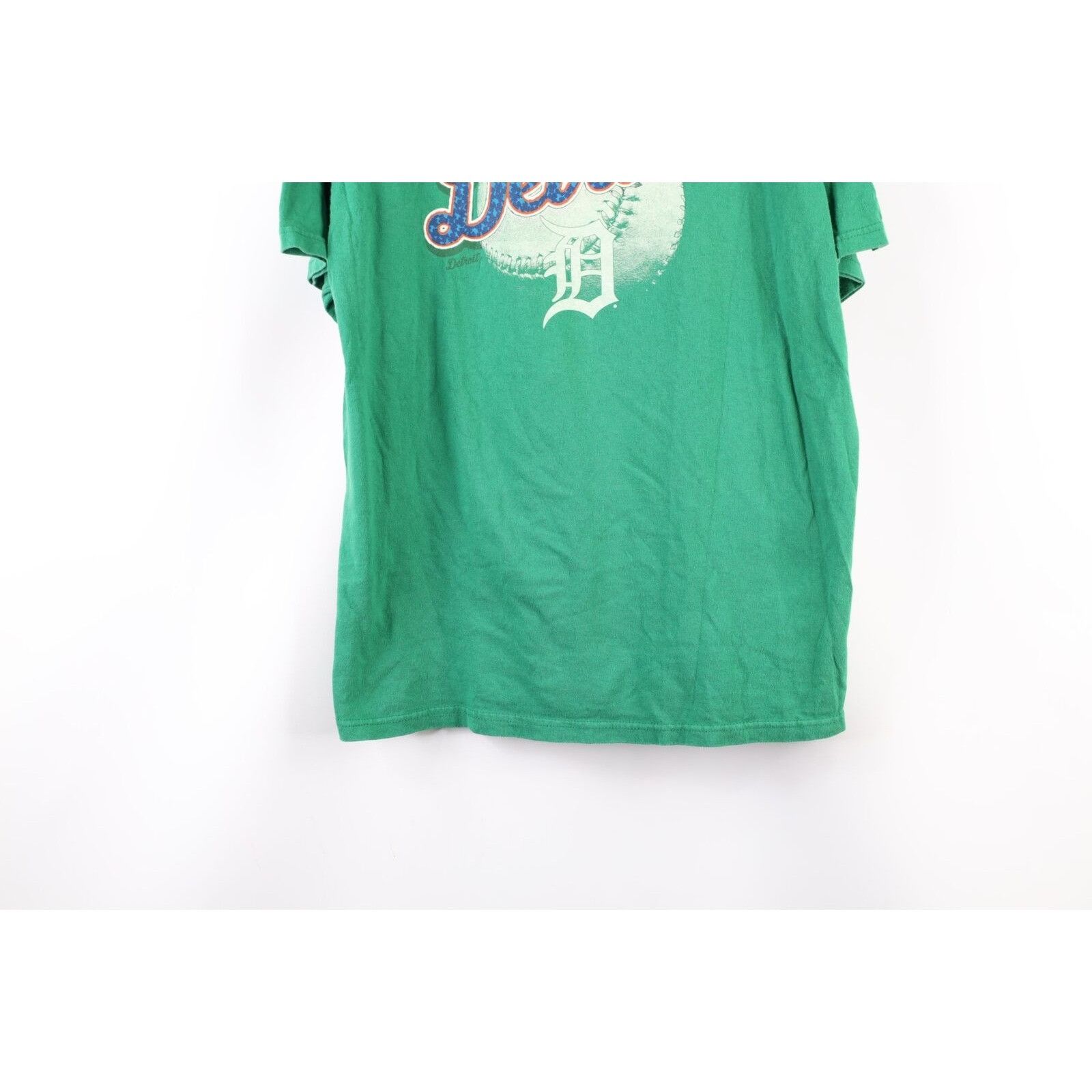 Majestic Vintage Majestic St Patricks Detroit Tigers Baseball T-Shirt Size US L / EU 52-54 / 3 - 3 Thumbnail