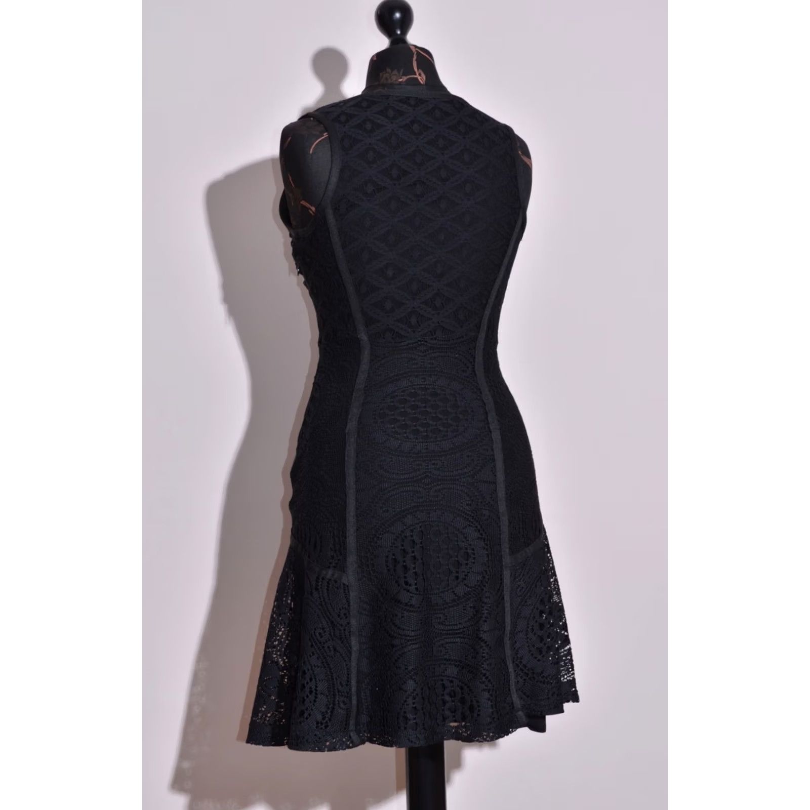 Desigual Desigual bu Lacroix Women's Black Lace Dress Sleeveless Lined Size M Dress Women's Black Lace Sleeveless Lined M Size M / US 6-8 / IT 42-44 - 6 Thumbnail