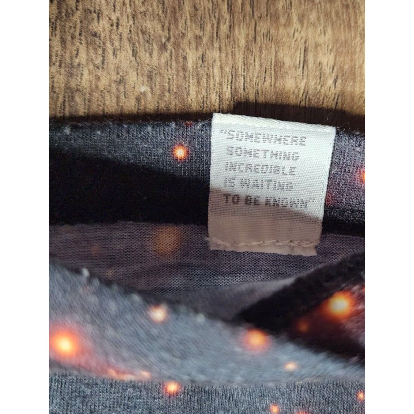 Gloverall Imaginary Foundation Mens T-Shirt Space Stars All Over Print AOP Crew Neck Black M Short Sleeve Graphic 90s? Size US M / EU 48-50 / 2 - 4 Thumbnail