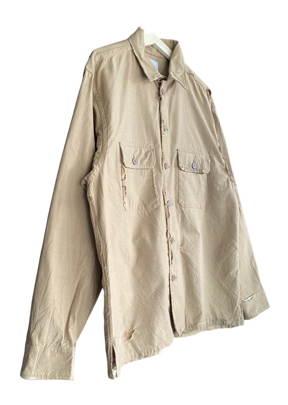 Mackintosh Mackintosh Philosophy Distressed Design Button Shirt Size US M / EU 48-50 / 2 - 6 Thumbnail