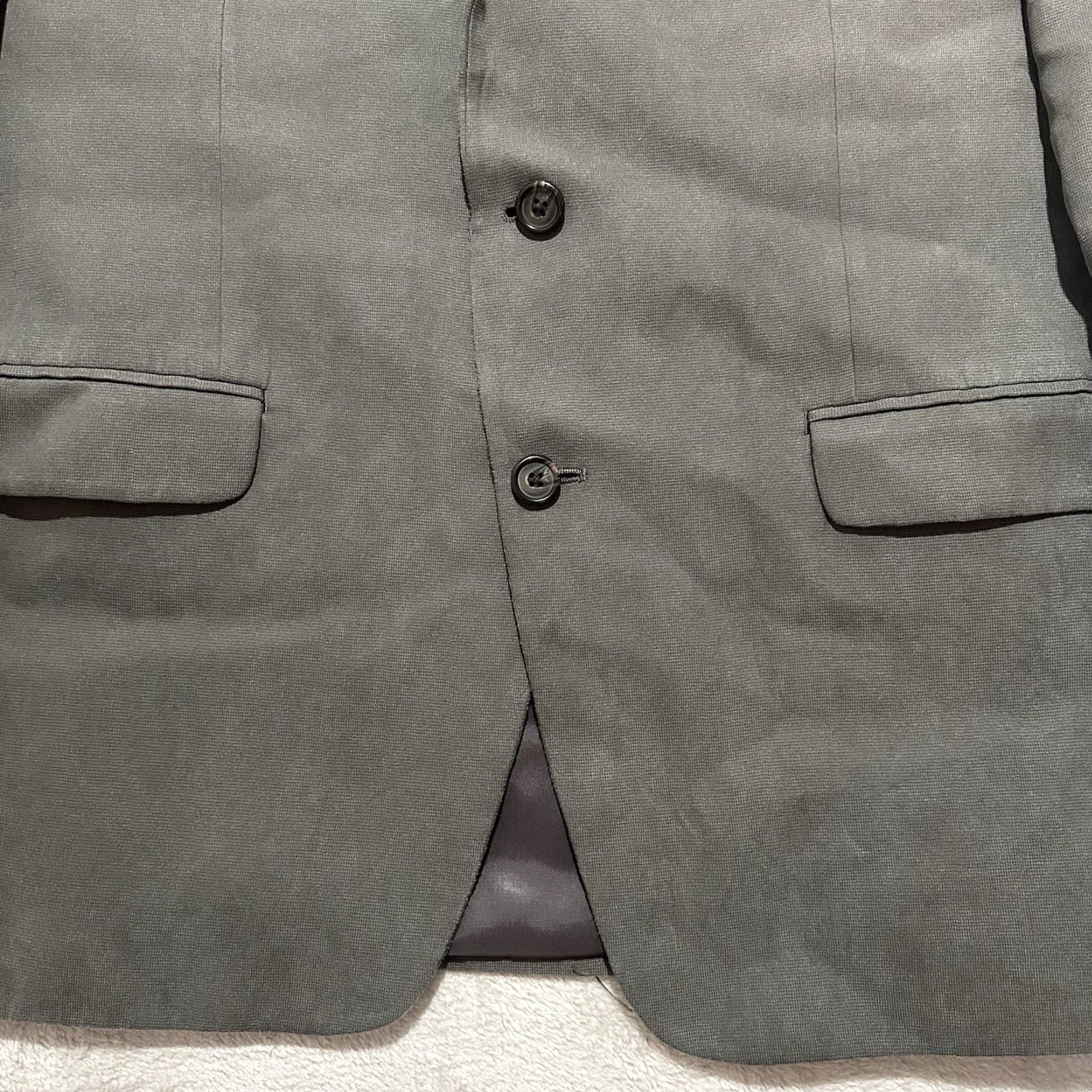 Ralph Lauren Lauren Ralph Lauren Sport Coat Mens Size 44R 2 Button Blazer Jacket Gray Size 44R - 6 Thumbnail