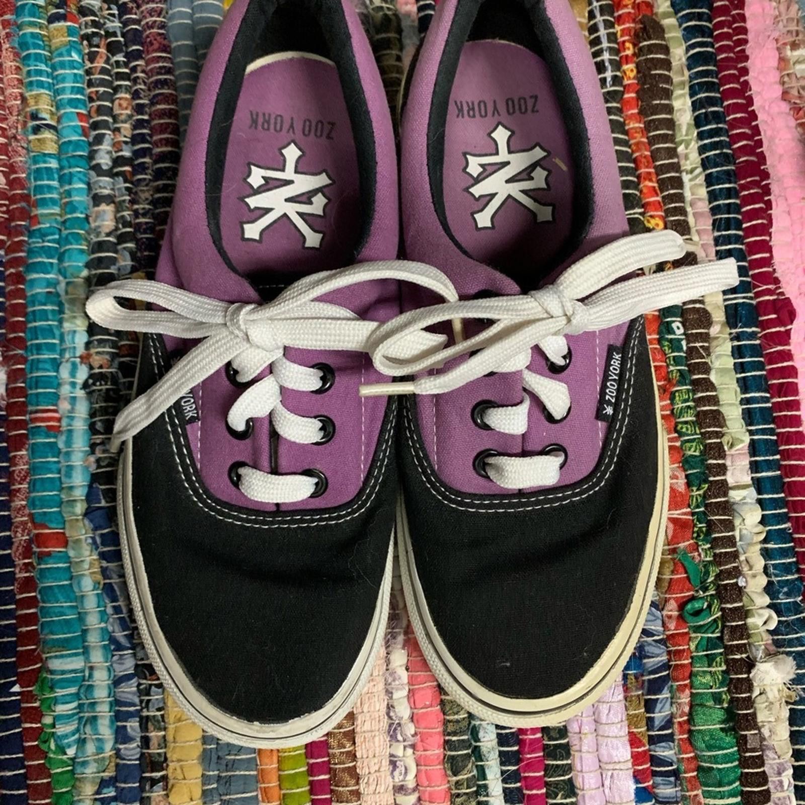 Zoo York Zoo York Women's Purple and Black Sneakers Size US 6 / EU 39 - 1 Thumbnail