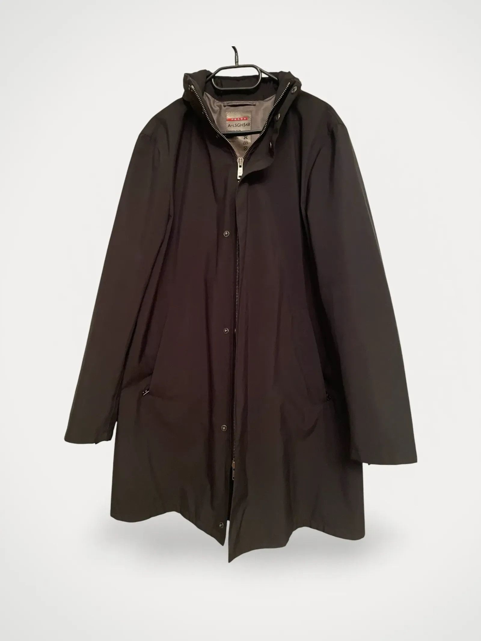 Prada Prada JZH Giubbotto Man Nylon Active Hip Length Jacket