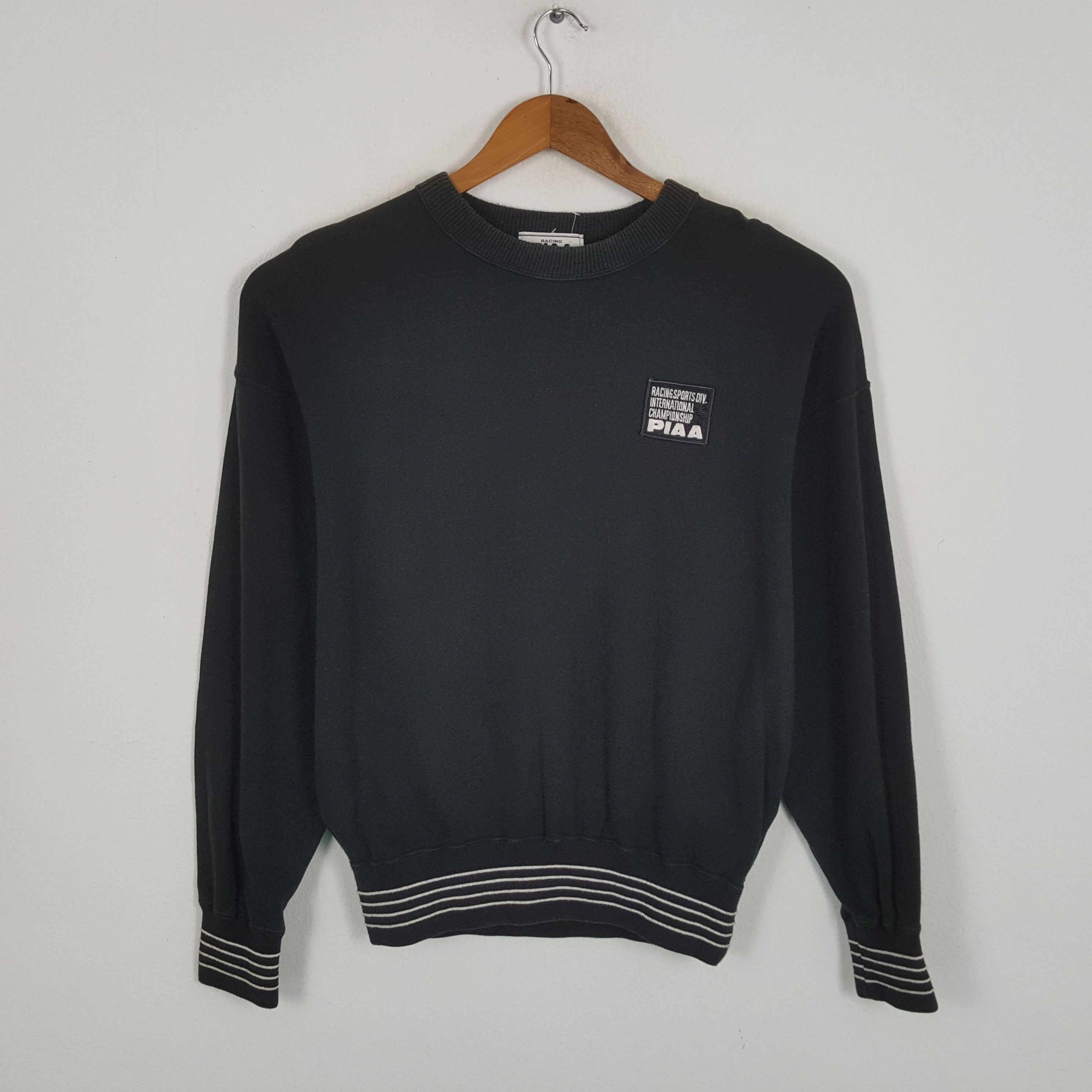 Japanese Brand × Vintage Vintage PIAA RACING MOTORSPORTS Promo All black Sweatshirts Size US M / EU 48-50 / 2 - 3 Thumbnail