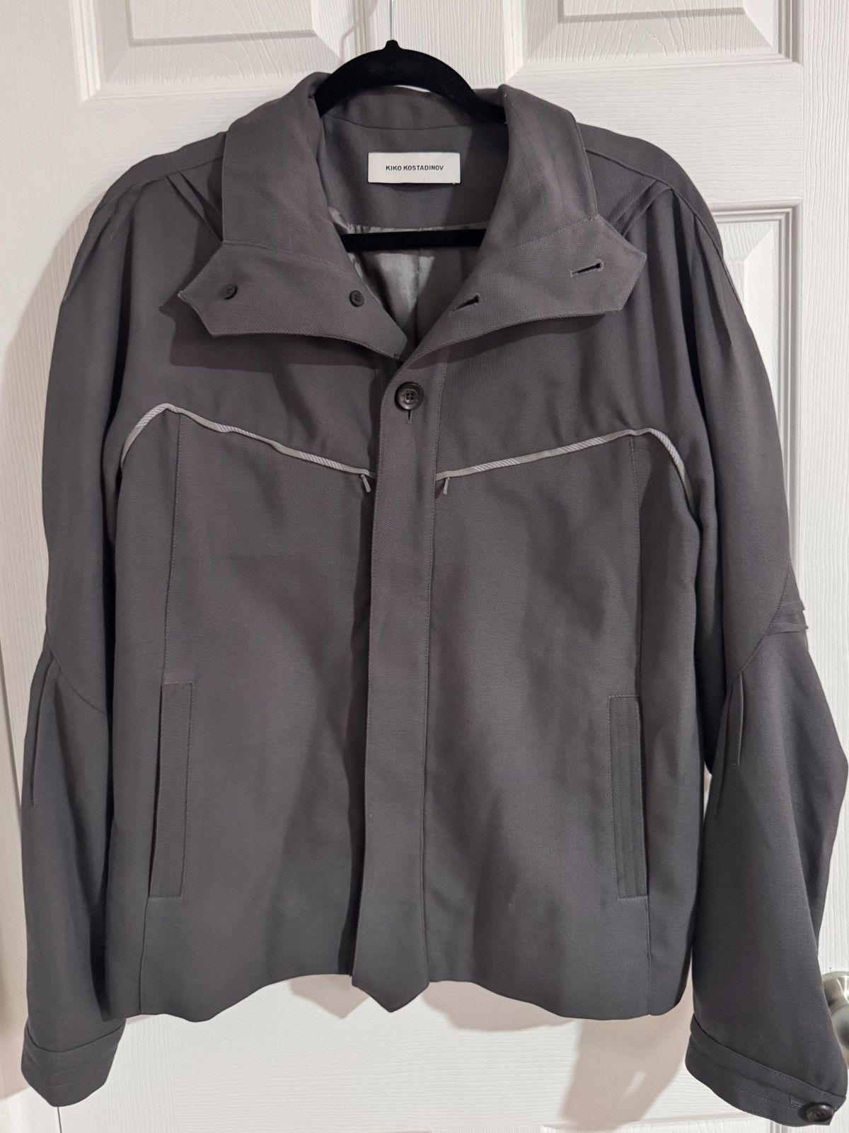 Kiko Kostadinov Kiko Kostadinov Grey Ohne K-Dart Jacket Size US M / EU 48-50 / 2 - 4 Thumbnail