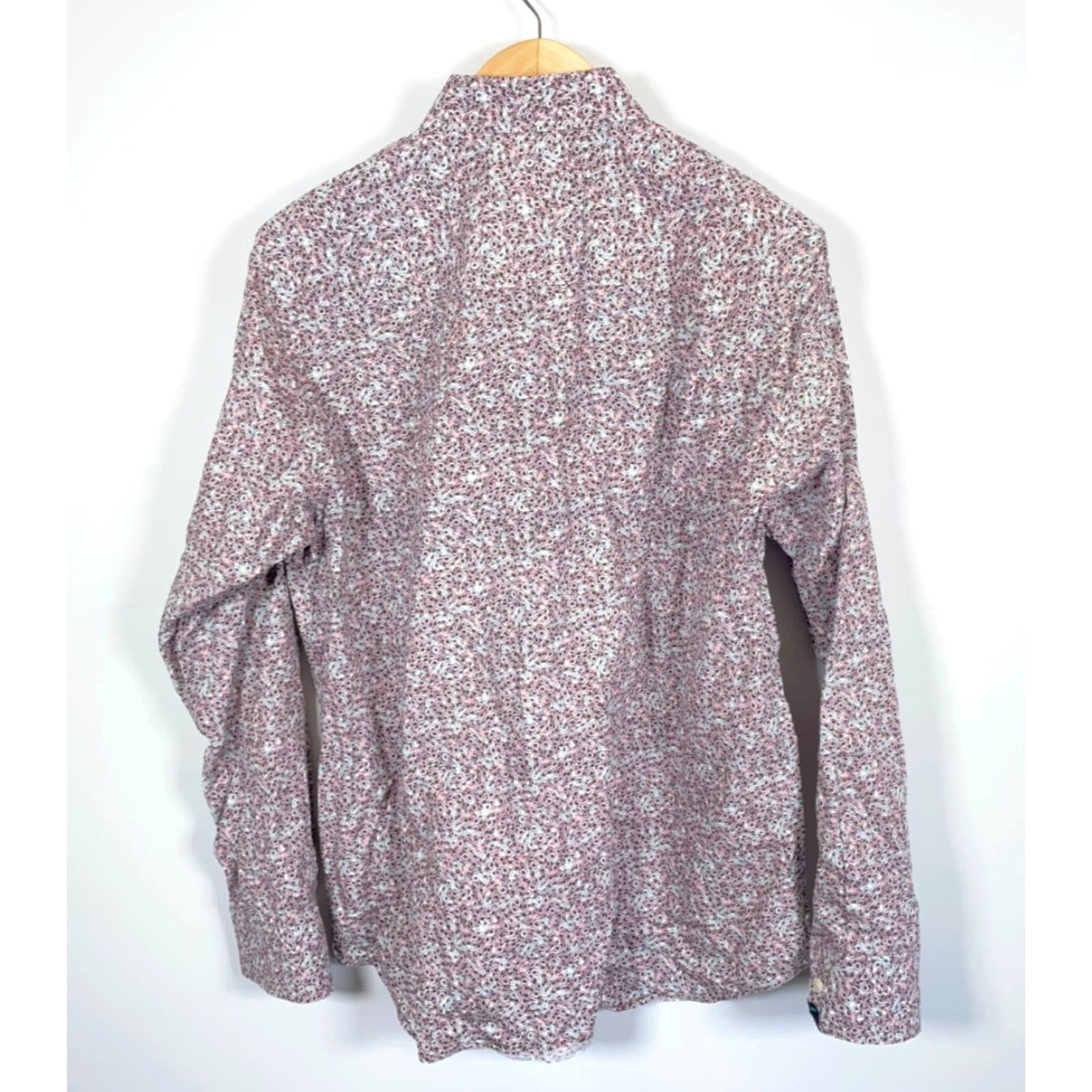 Vintage John Lennon Shirt Men's Large Red Floral Pattern Long Sleeve Jeans? Size US L / EU 52-54 / 3 - 2 Thumbnail