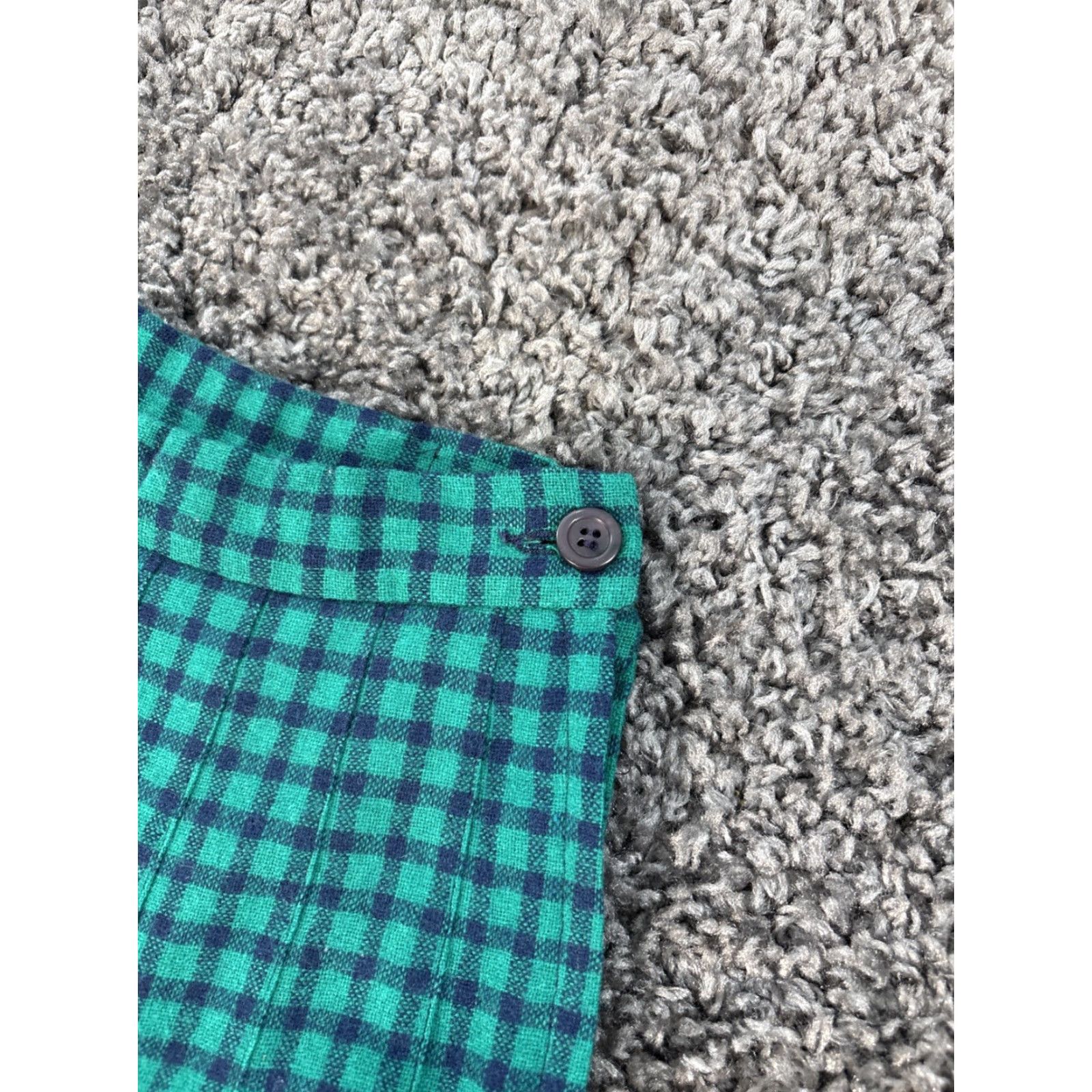 Pendleton VINTAGE Pendleton Skirt Long 50s Wool Striped Teal Petite 6 Women Size 28" / US 6 / IT 42 - 4 Thumbnail