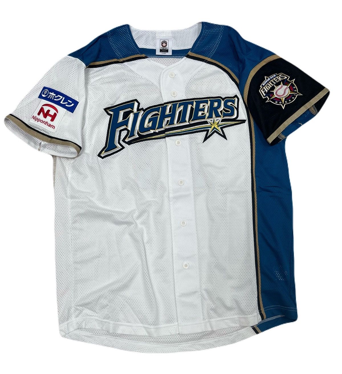 Mizuno Shohei Ohtani Nippon-Ham Fighters Home Authentic Jersey Size US M / EU 48-50 / 2 - 2 Thumbnail