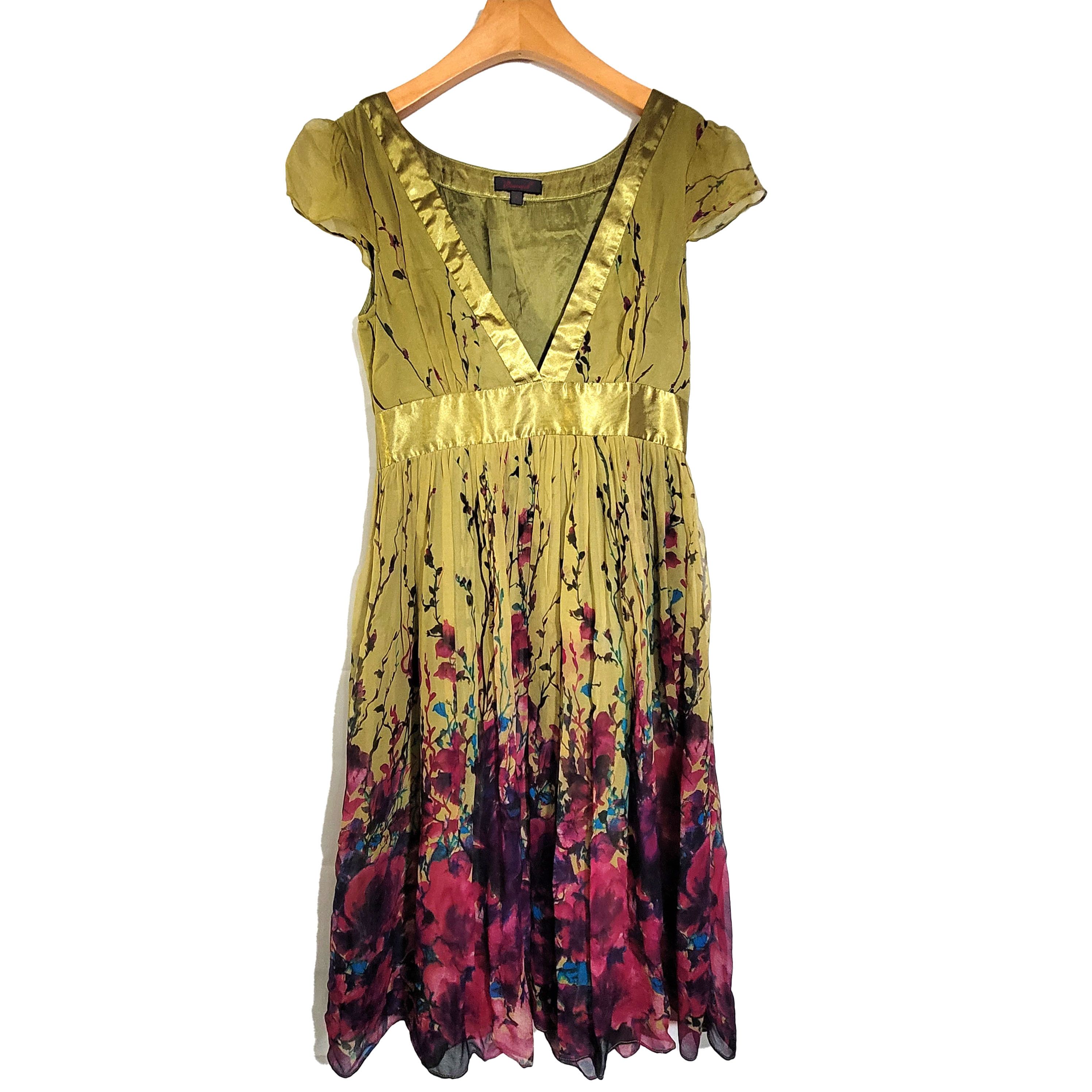Other Women's Silk Size XS Short Sleeve Dress SBC497 Size XS / US 0-2 / IT 36-38 - 1 Thumbnail