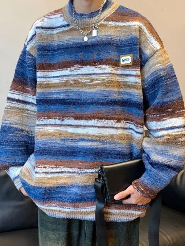 VIBE Stripe Knit Sweater Size US M / EU 48-50 / 2 - 1 Thumbnail