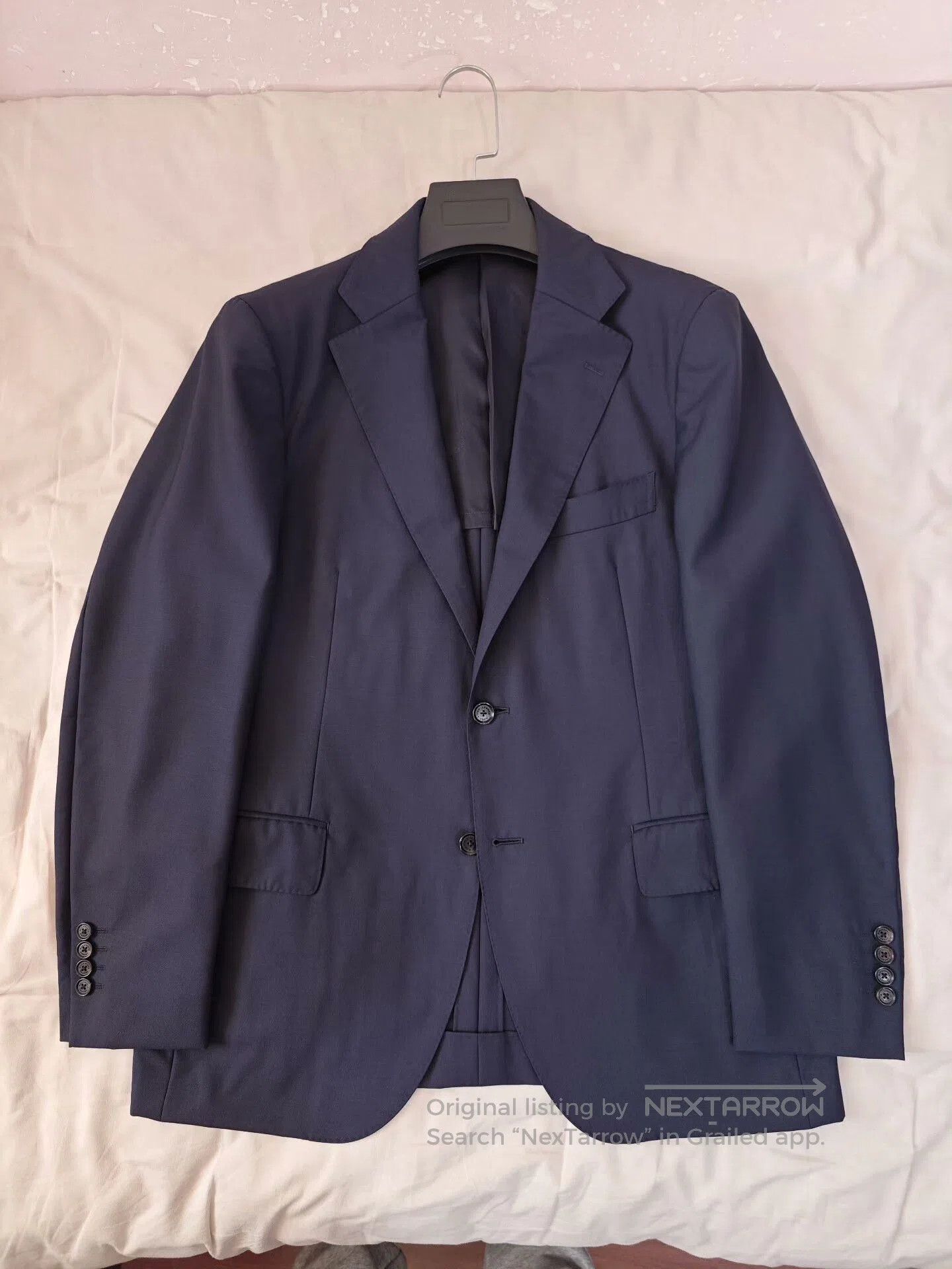 Mackintosh Mackintosh Blue Wool Suit Jacket. Size US M / EU 48-50 / 2 - 4 Thumbnail
