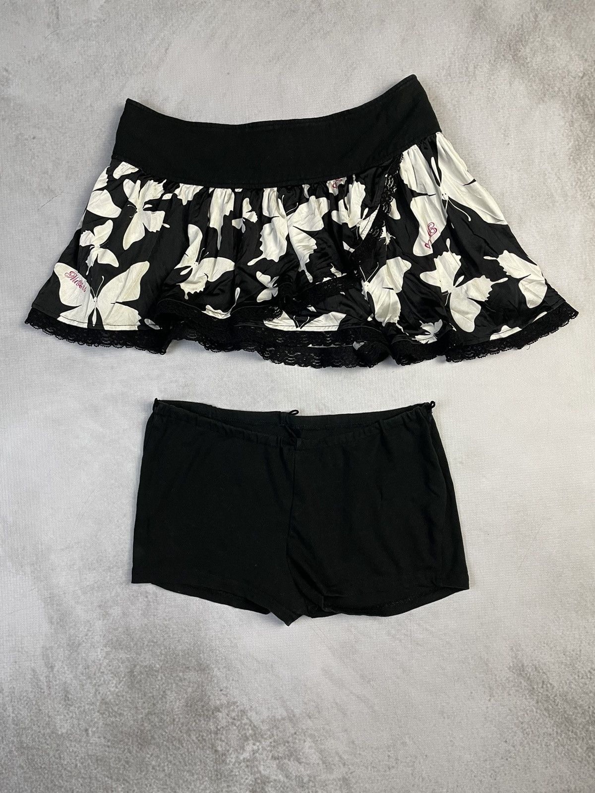 Japanese Brand Ma*rs 2009 Butterfly Asymmetric Skirt Skort Mars Sukapan Size 24" / US 00 / IT 34 - 8 Thumbnail