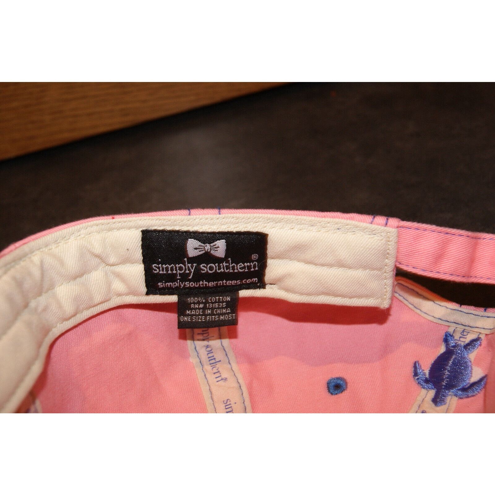 Other Pink Simply Southern Classic Strapback Hat Cap Casual Fit Size ONE SIZE - 8 Thumbnail