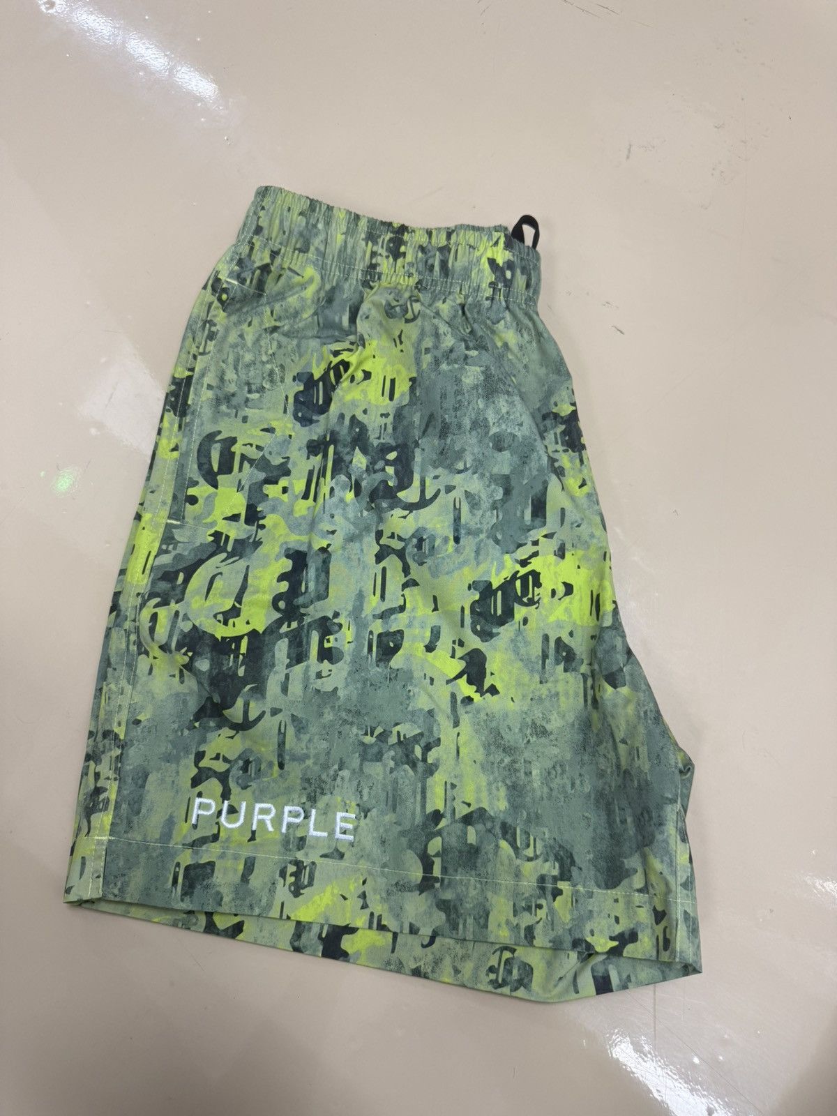 Purple Brand Purple Brand Green Multicolour Swimshorts Size US 32 / EU 48 - 5 Thumbnail