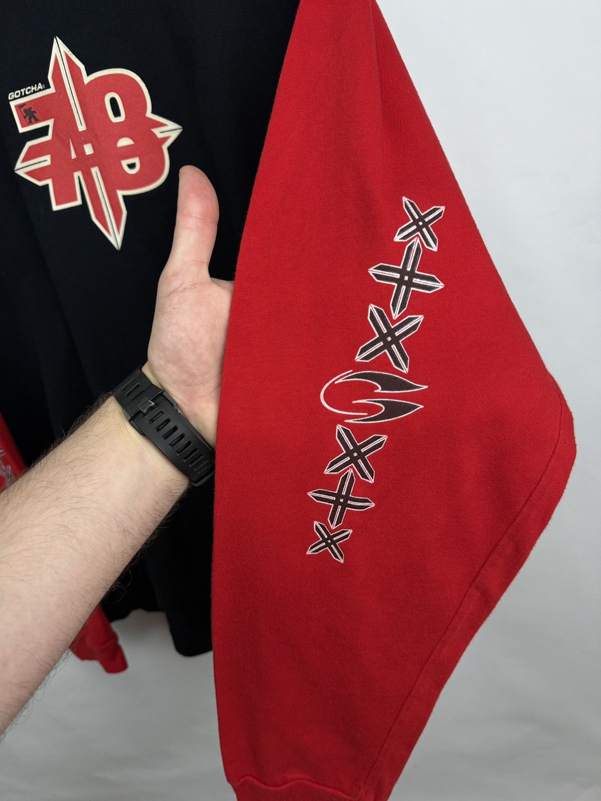 Gotcha 🇺🇸 Vintage 90s Gotcha Surfing Skating Long Sleeve Retro Rare Size US M / EU 48-50 / 2 - 5 Thumbnail