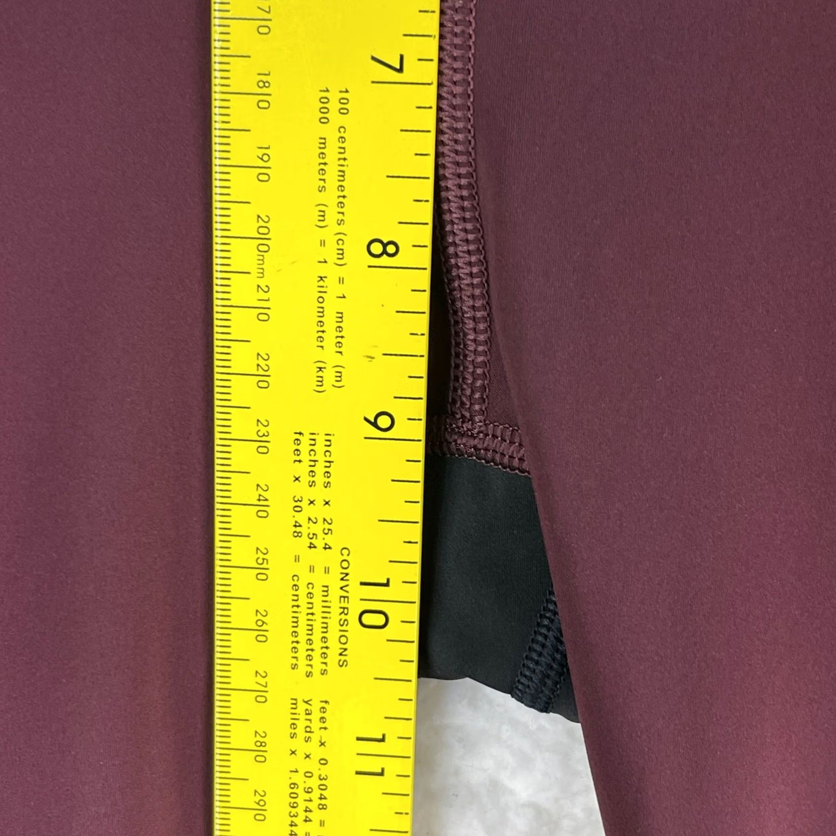 Athleta Athleta Velocity Stash Pocket Crop Leggings Womens Colorblock Stretch Size Medium Size 32" / US 10 / IT 46 - 6 Thumbnail