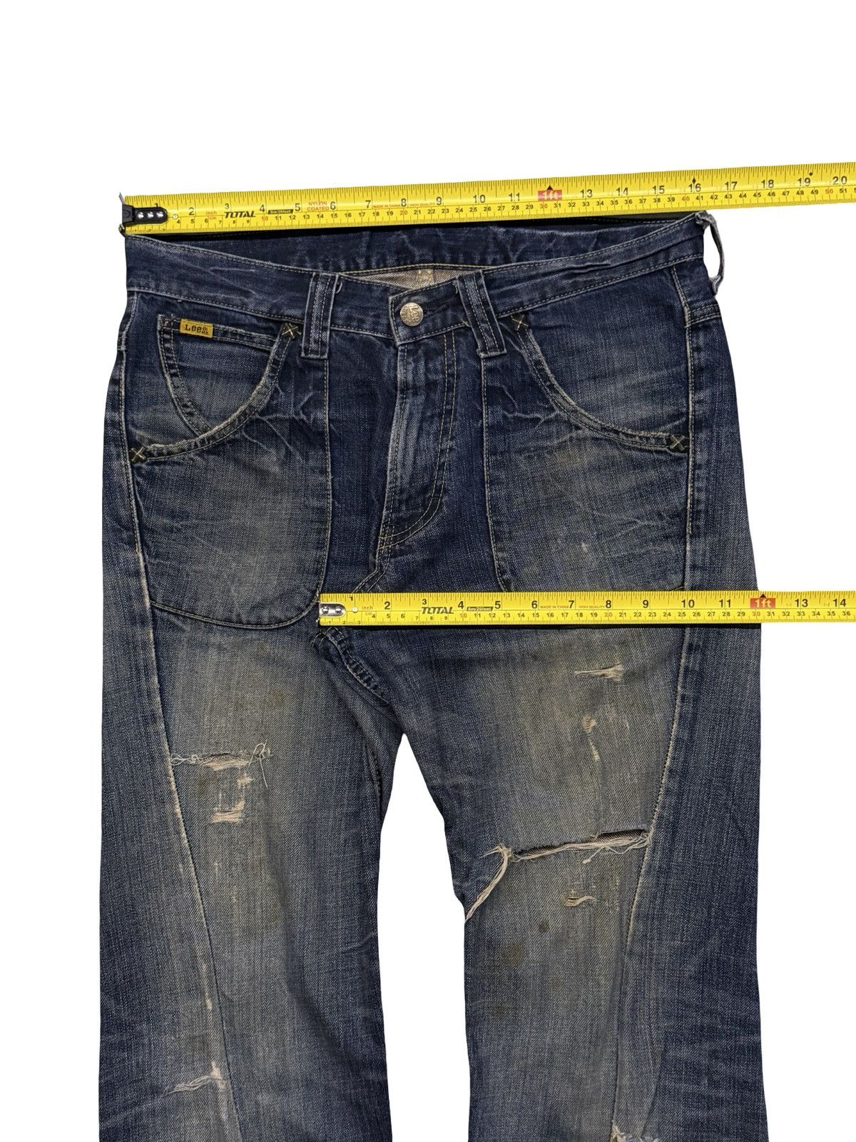 Lee Vintage Lee Riders Japan Bootcut Flare Denim Y2K | W32 Size US 32 / EU 48 - 16 Thumbnail